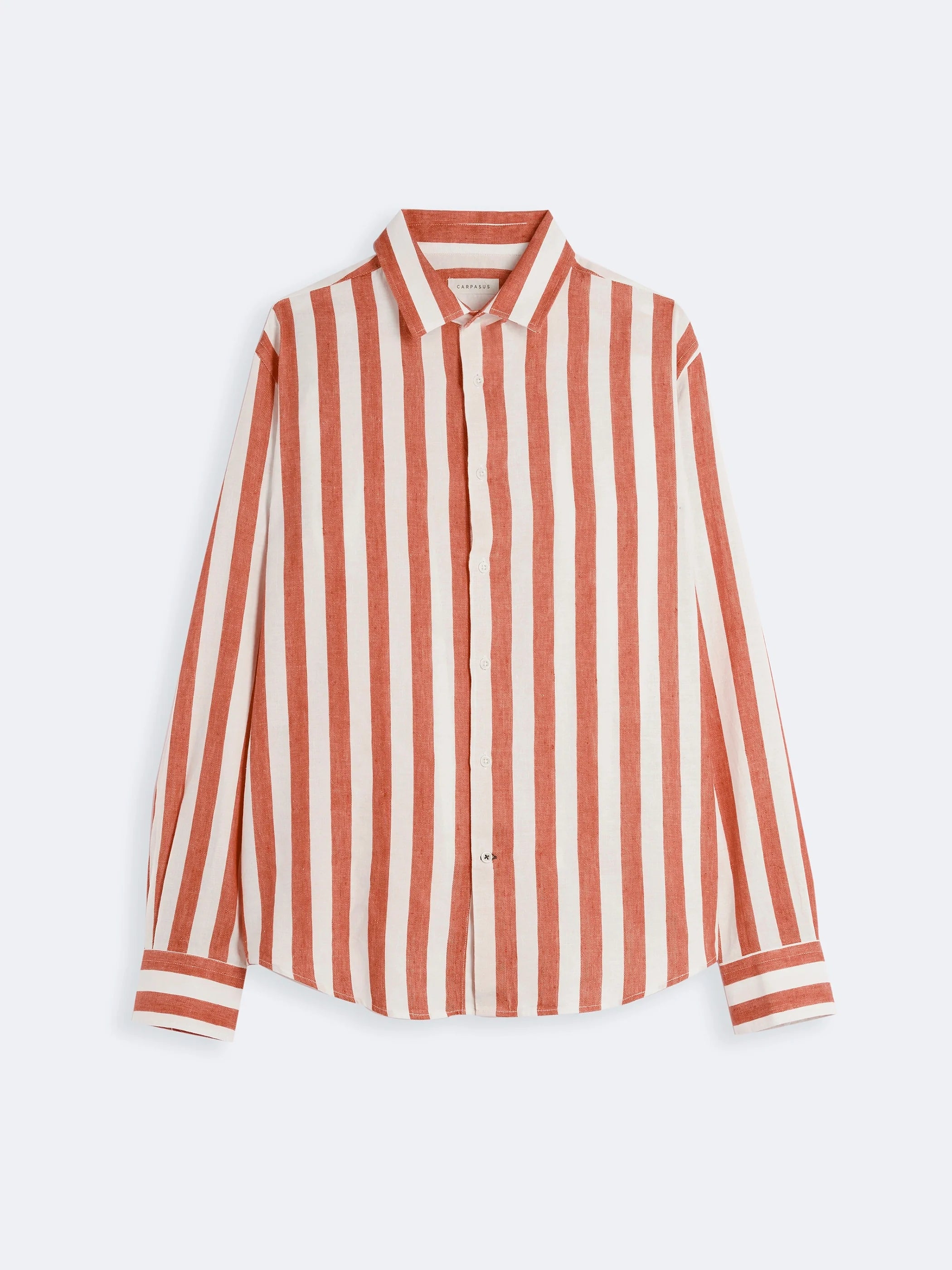Premium Linen Shirt for Men - Maggia Terracotta | Breathable Summer Shirt | Casual & Business Wear | Perfect for Beach, Office & Outdoor Activities
