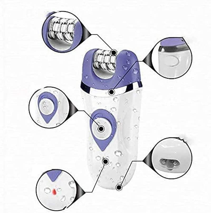 Best Cordless Wet & Dry Electric Shaver for Women - Rechargeable Bikini Trimmer with Pop-Up Detailer & Sensitive Skin Care | Perfect for Travel, Gym & Everyday Smooth Shaving