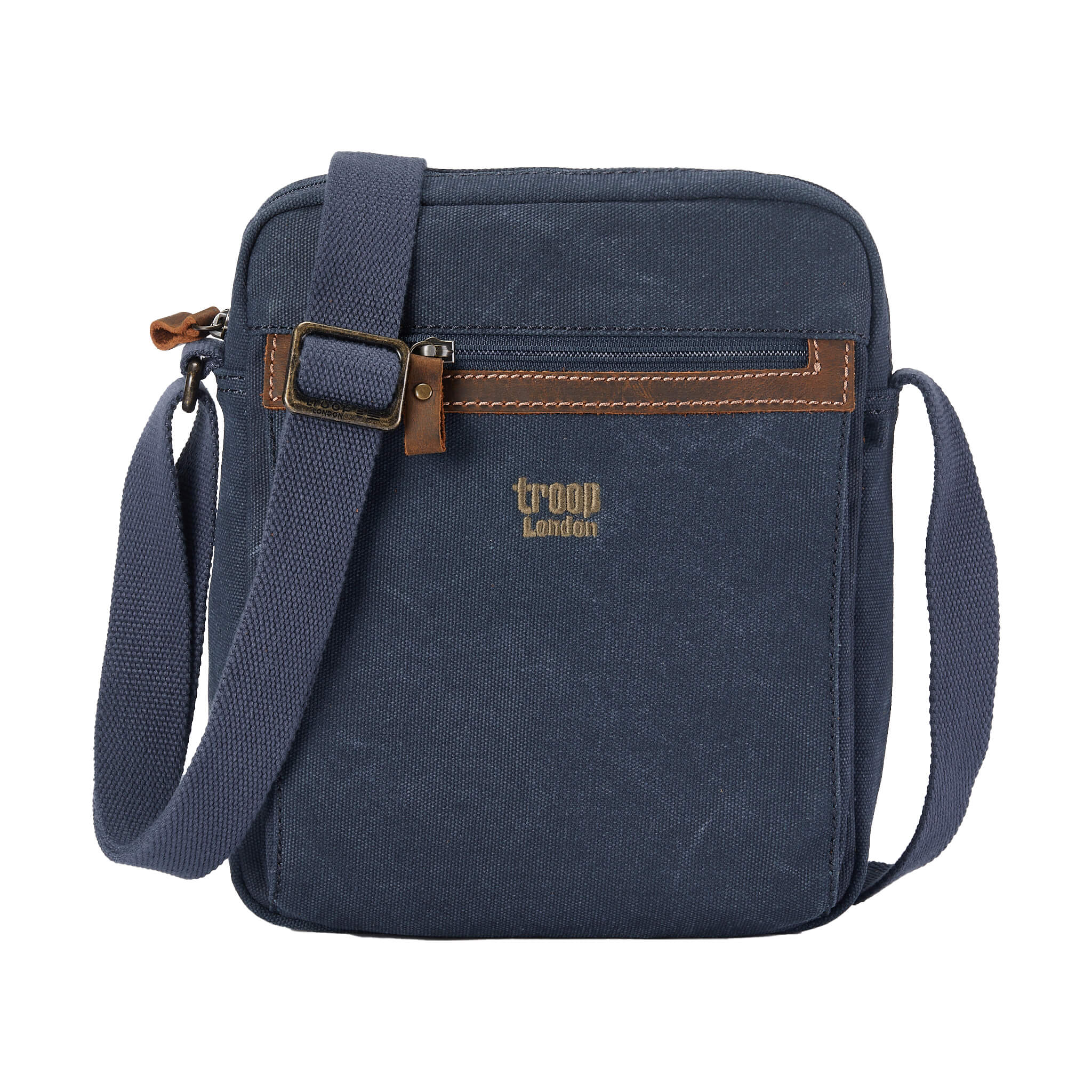Troop London Classic Canvas Crossbody Bag for Men & Women - Stylish & Durable Shoulder Bag for Travel, Work & Everyday Use