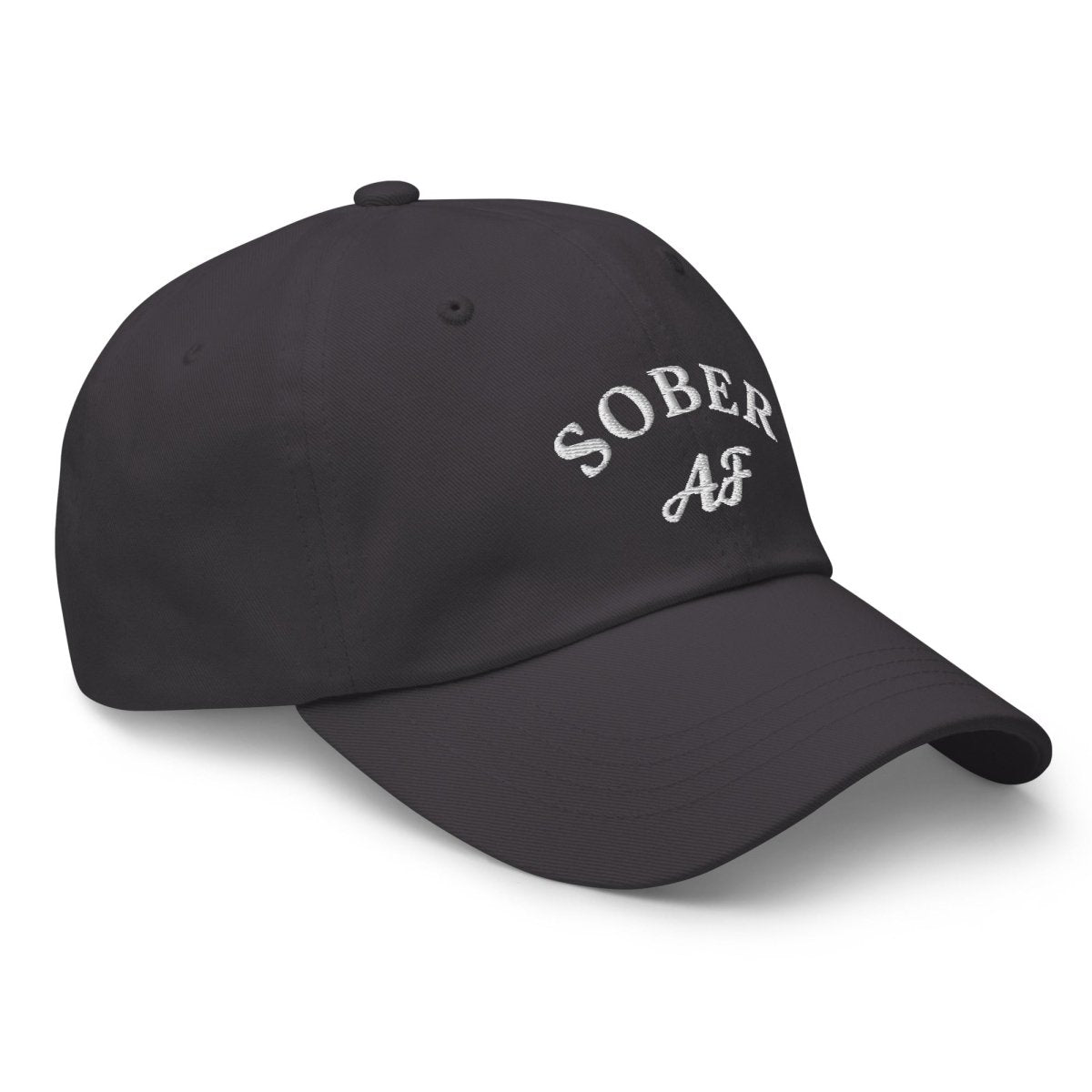 Sober AF Dad Hat - Bold & Inspirational Sobriety Gift for Men & Women - Perfect for AA Meetings, Recovery Celebrations & Sober Life