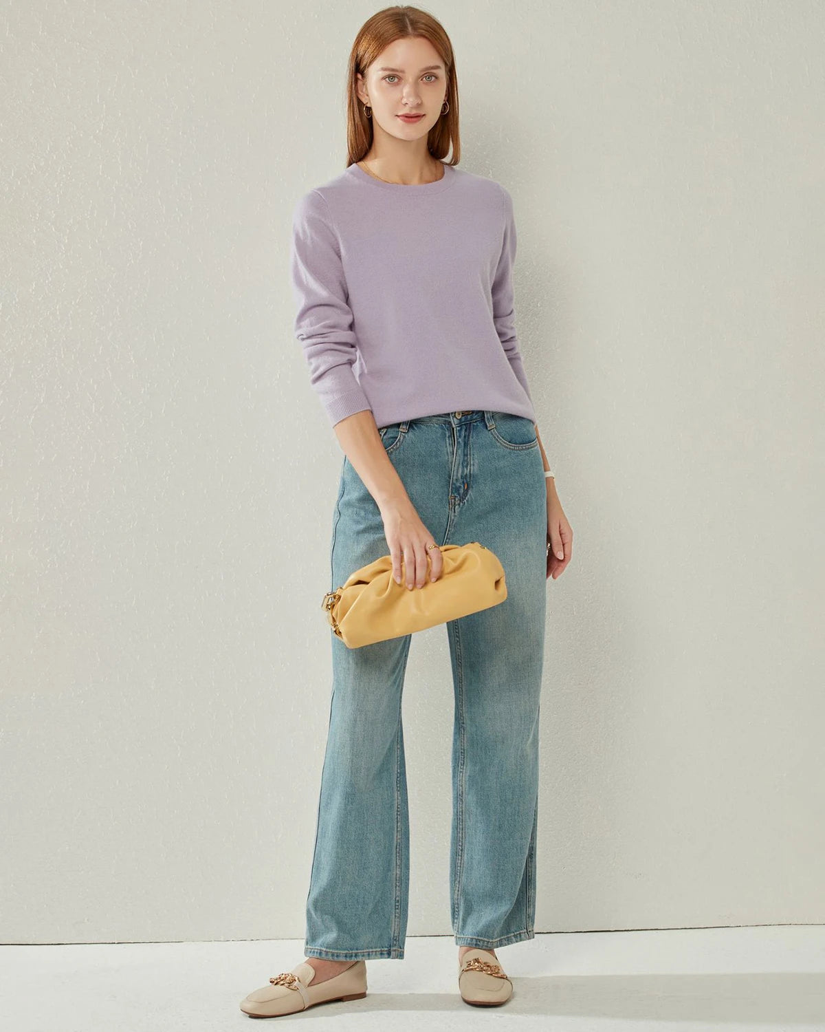 Premium Lightweight Cashmere Sweater for Women & Men - Soft & Warm Winter Pullover - Perfect for Office, Travel & Casual Outfits