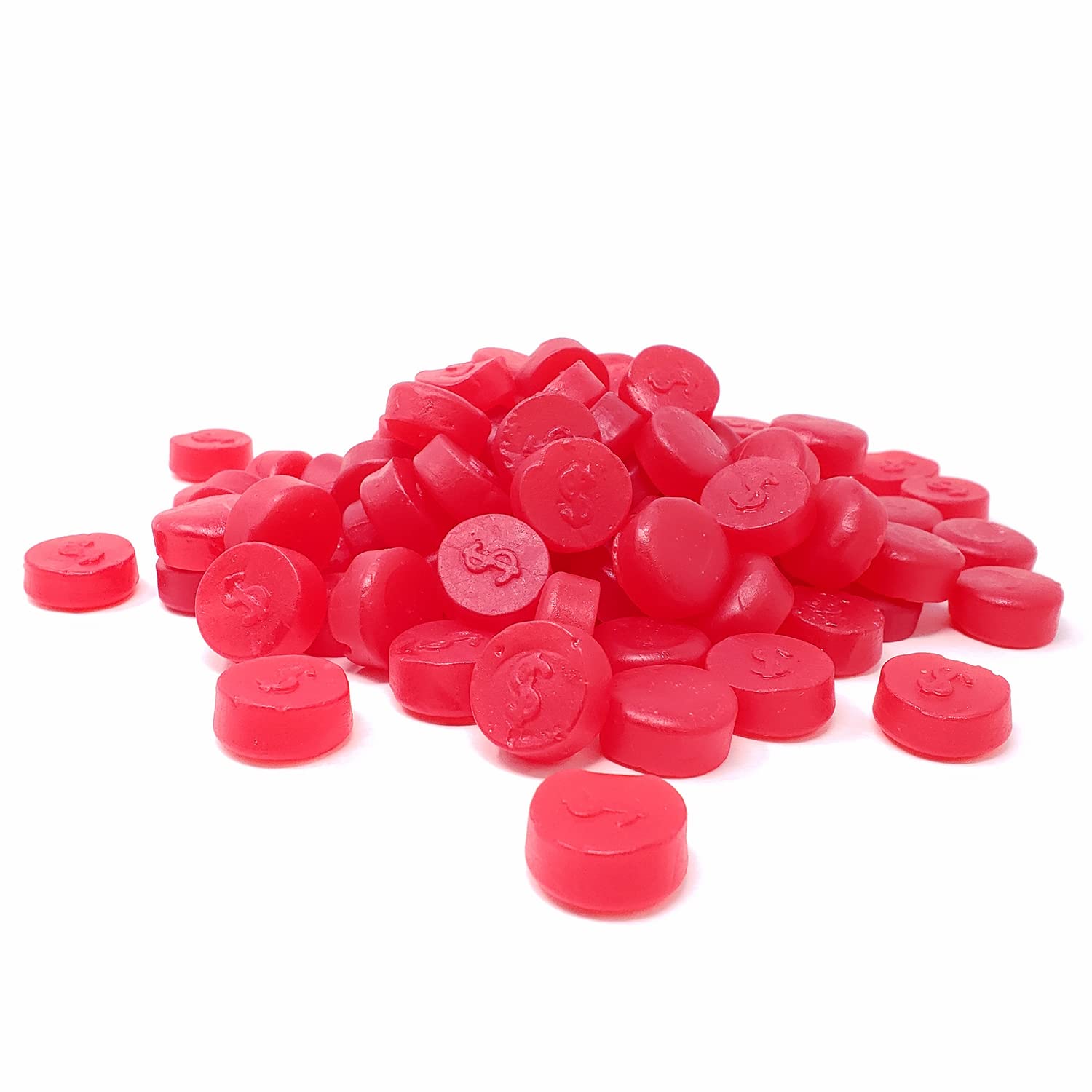 Cherry Juju Candy Coins - 1 Pound Bulk Bag | Old-Fashioned Hard Candy for Parties, Gifts & Movie Nights | Cherry Flavored Retro Sweets for Candy Buffets & Holiday Treats