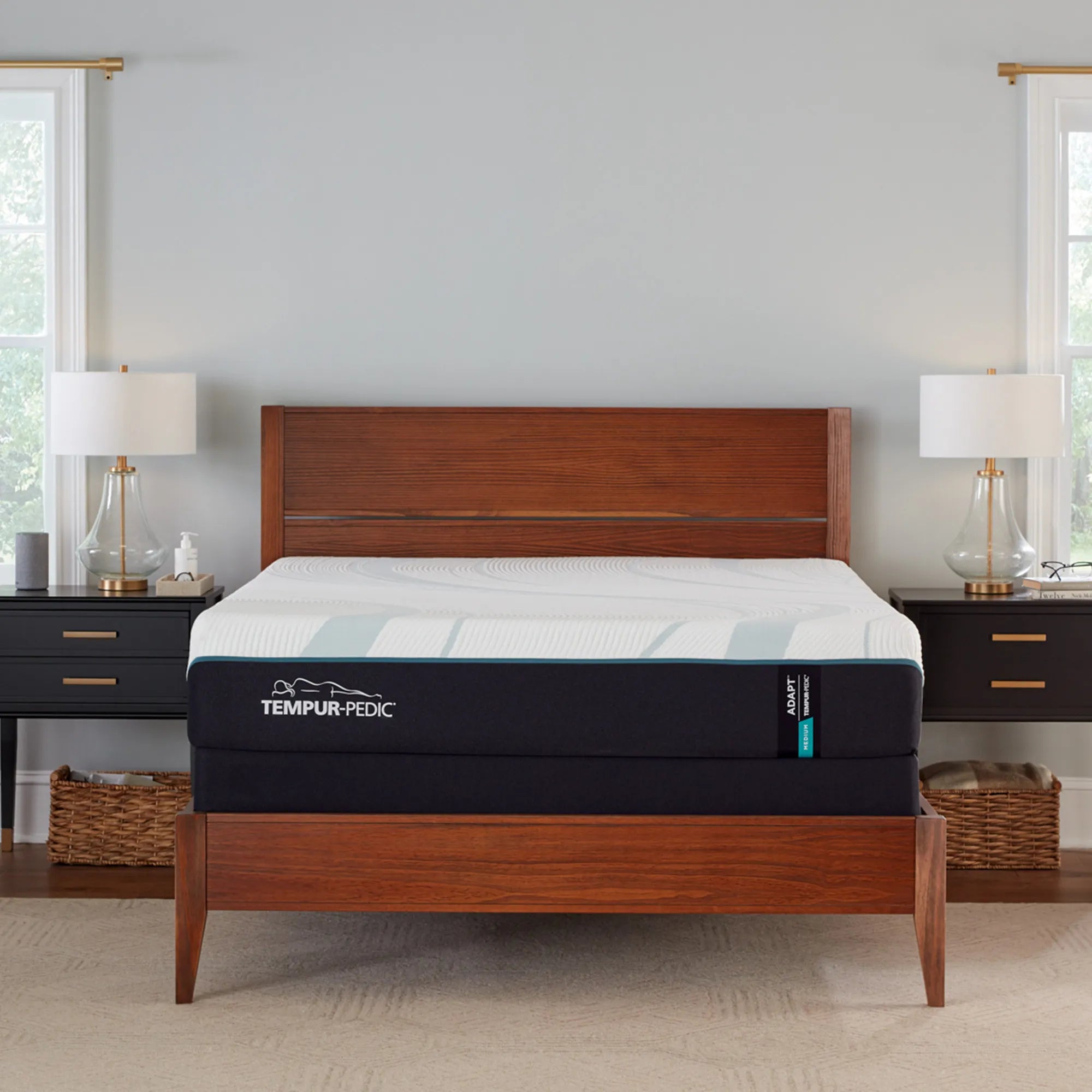 TEMPUR Adapt® Medium Mattress - Premium Memory Foam Mattress for Back Pain Relief & Pressure Relief | Perfect for Side, Back & Stomach Sleepers | Ideal for Bedroom, Guest Room & Apartment