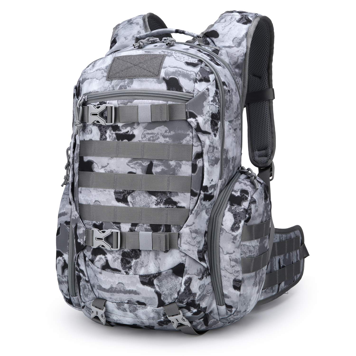 Mardingtop 28L Military Tactical Backpack for Men - Molle Hiking Backpack with Water Resistant Design - Durable EDC Backpack for Outdoor Camping, Motorcycle Riding & Daily Commute
