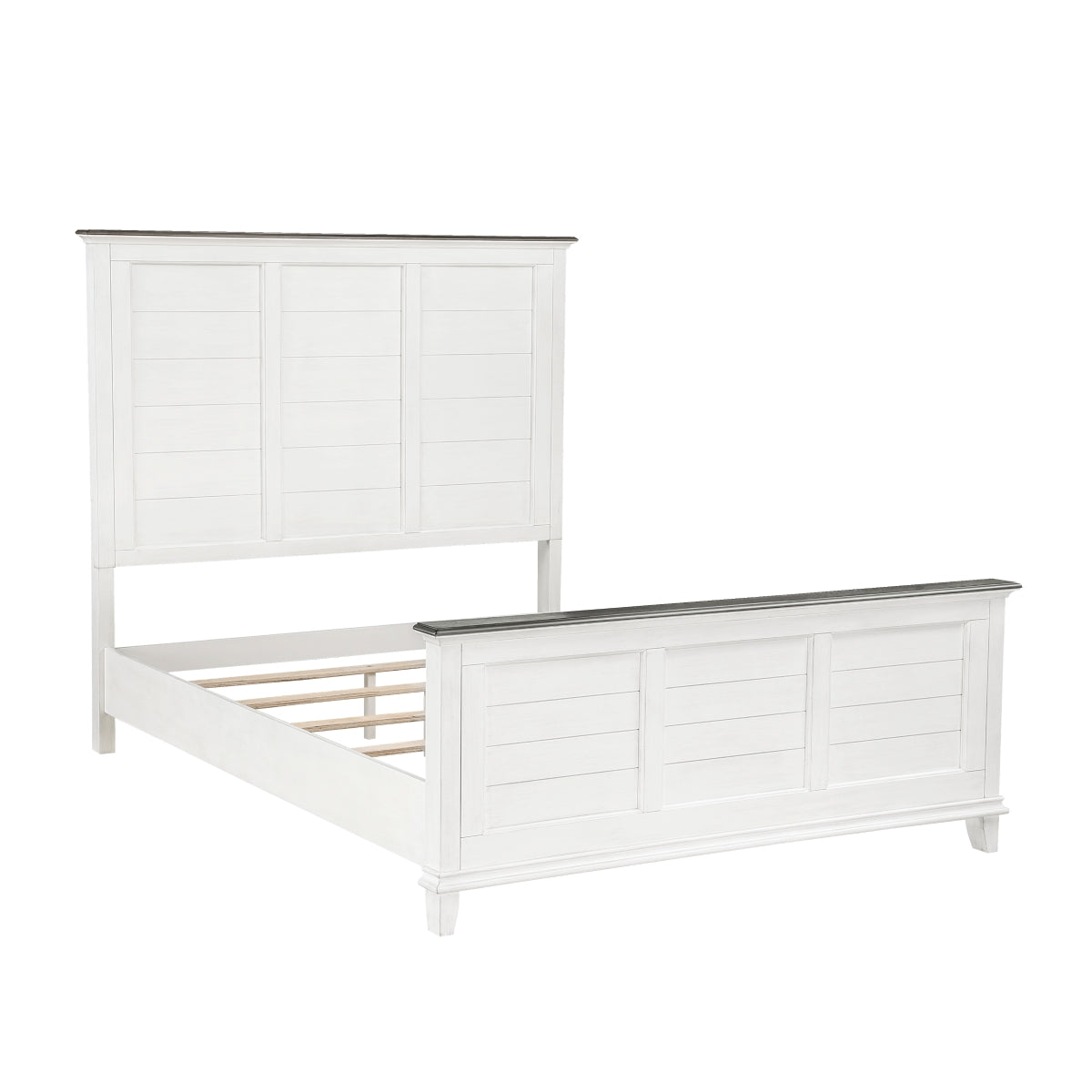Farmhouse Chic Eastern King Bed - Chesterton Collection | Rustic Bedroom Furniture for Cozy Home Decor | Perfect for Master Bedrooms & Guest Rooms