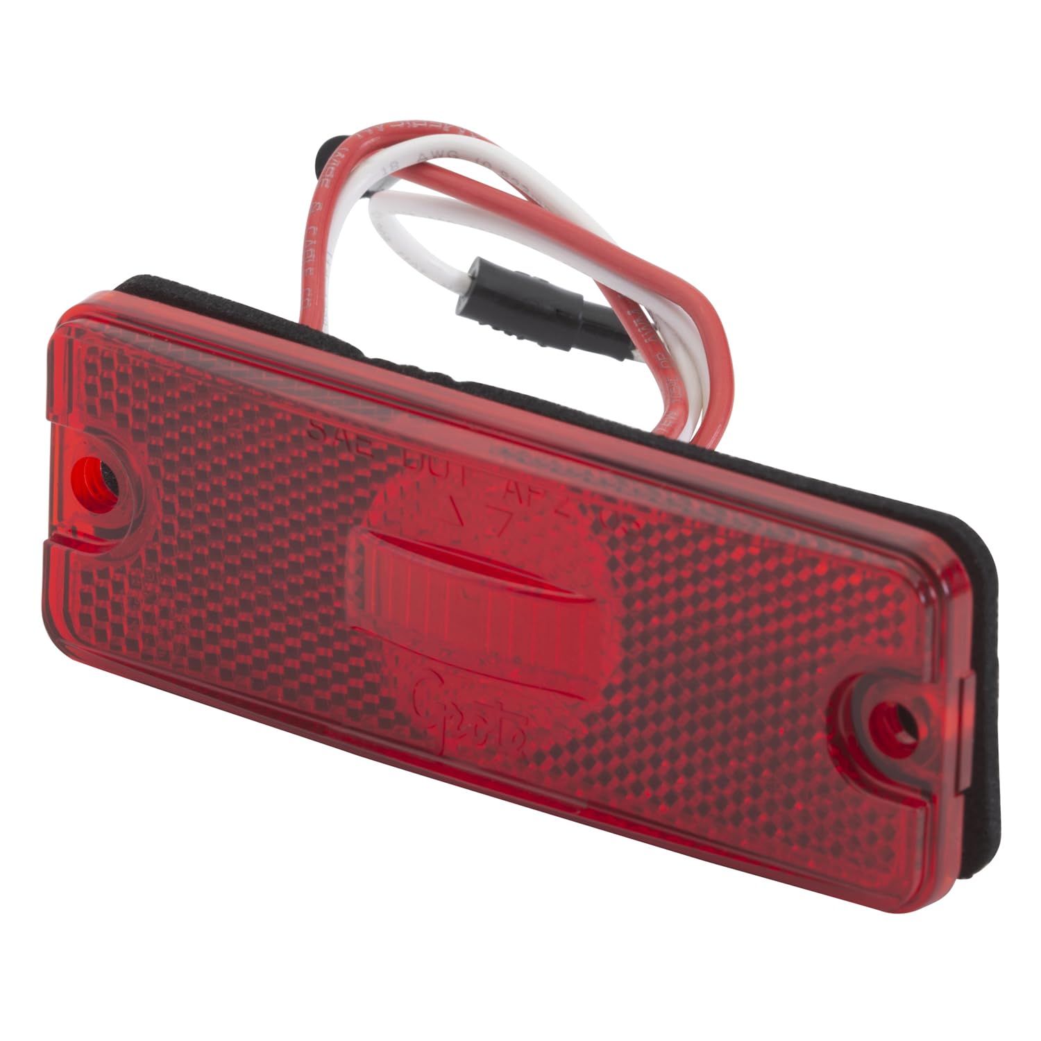47732 Red Sealed Rectangular LED Clearance Marker Light - Waterproof Truck Trailer Side Marker Lights for Heavy Duty Vehicles, RVs & Commercial Trucks (DOT Certified) - Perfect for Night Driving & Road Safety