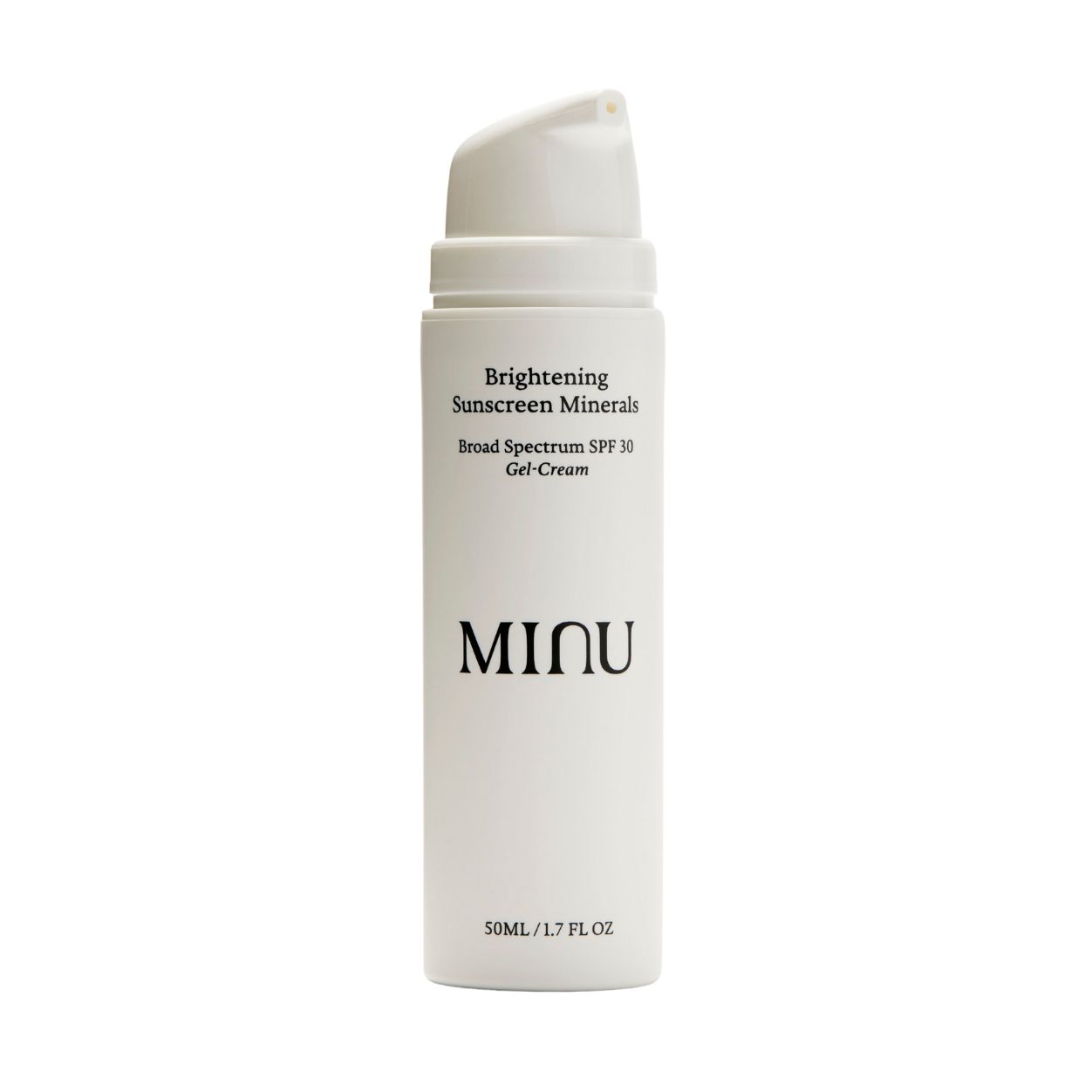 Brightening Mineral Sunscreen SPF 30 Gel Cream - Broad Spectrum UVA/UVB Protection, Non-Greasy & Reef Safe - Perfect for Daily Face & Body Use at Beach or Outdoor Activities