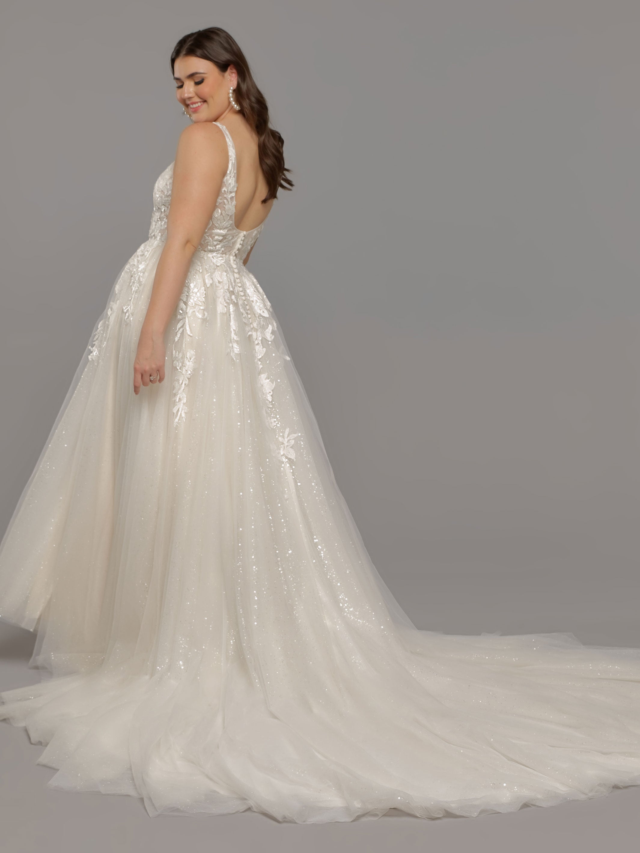 Elegant Kayla A-Line Tulle Wedding Dress with Lace Illusion Bodice - Perfect for Bridal Ceremonies, Vow Renewals & Formal Events