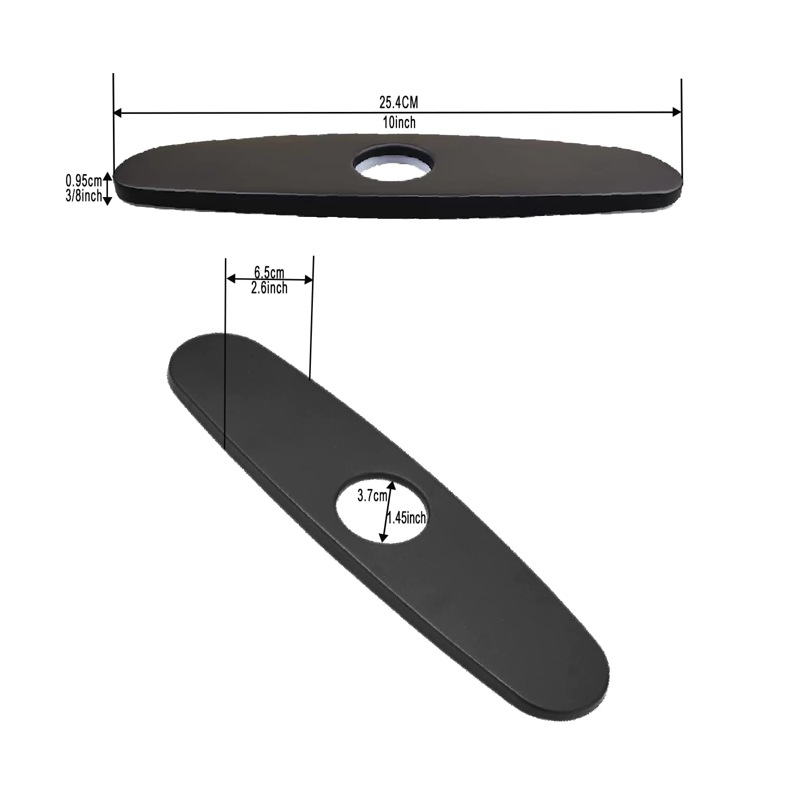 YOUHO Stainless Steel Sink Hole Cover for Bathroom & Kitchen Faucet - 10