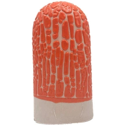 Ritual Glaze △5 6 Crawl Orange Ceramic Vase - Handmade Home Decor for Living Room, Bedroom & Office (Perfect for Floral Arrangements & Modern Interior Design)