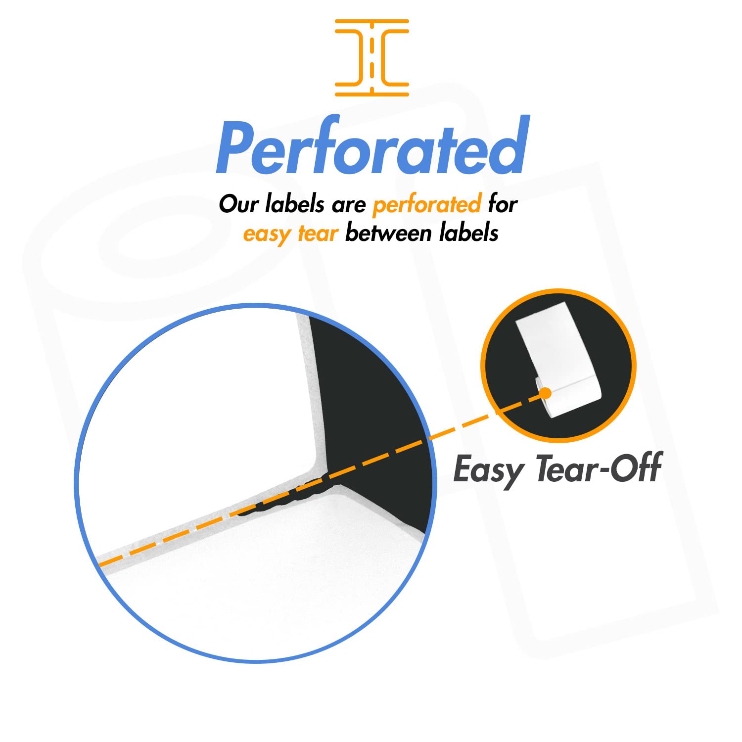 1.5 x 1 Inch Direct Thermal Labels - Compatible with Rollo & Zebra Printers - 1