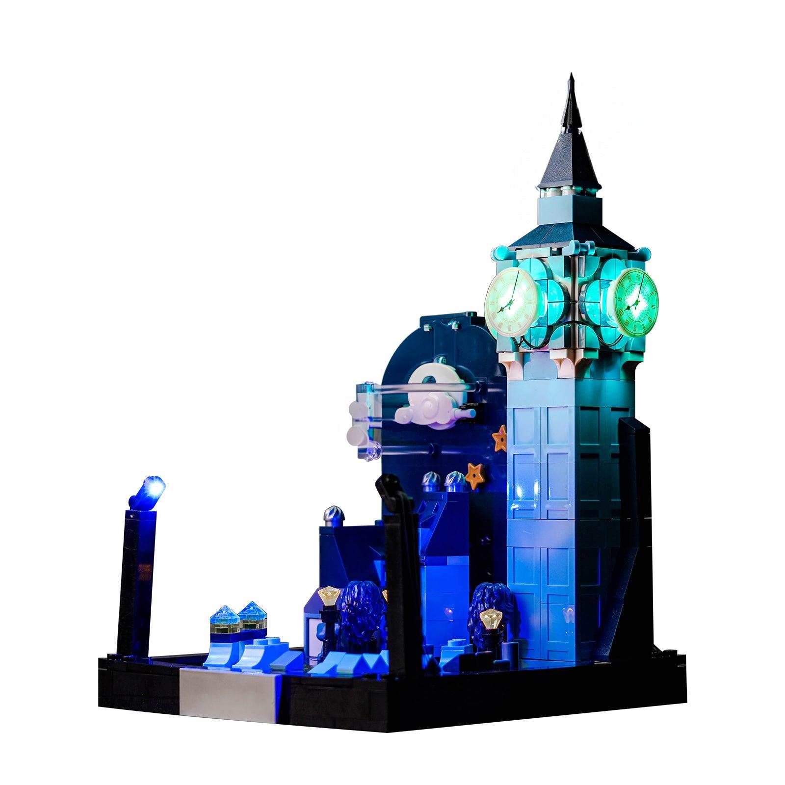 LEGO Peter Pan & Wendy's Flight over London 43232 Building Kit with Light - Disney Movie Set for Kids & Collectors - Perfect for Bedroom Decor & Playtime Adventures