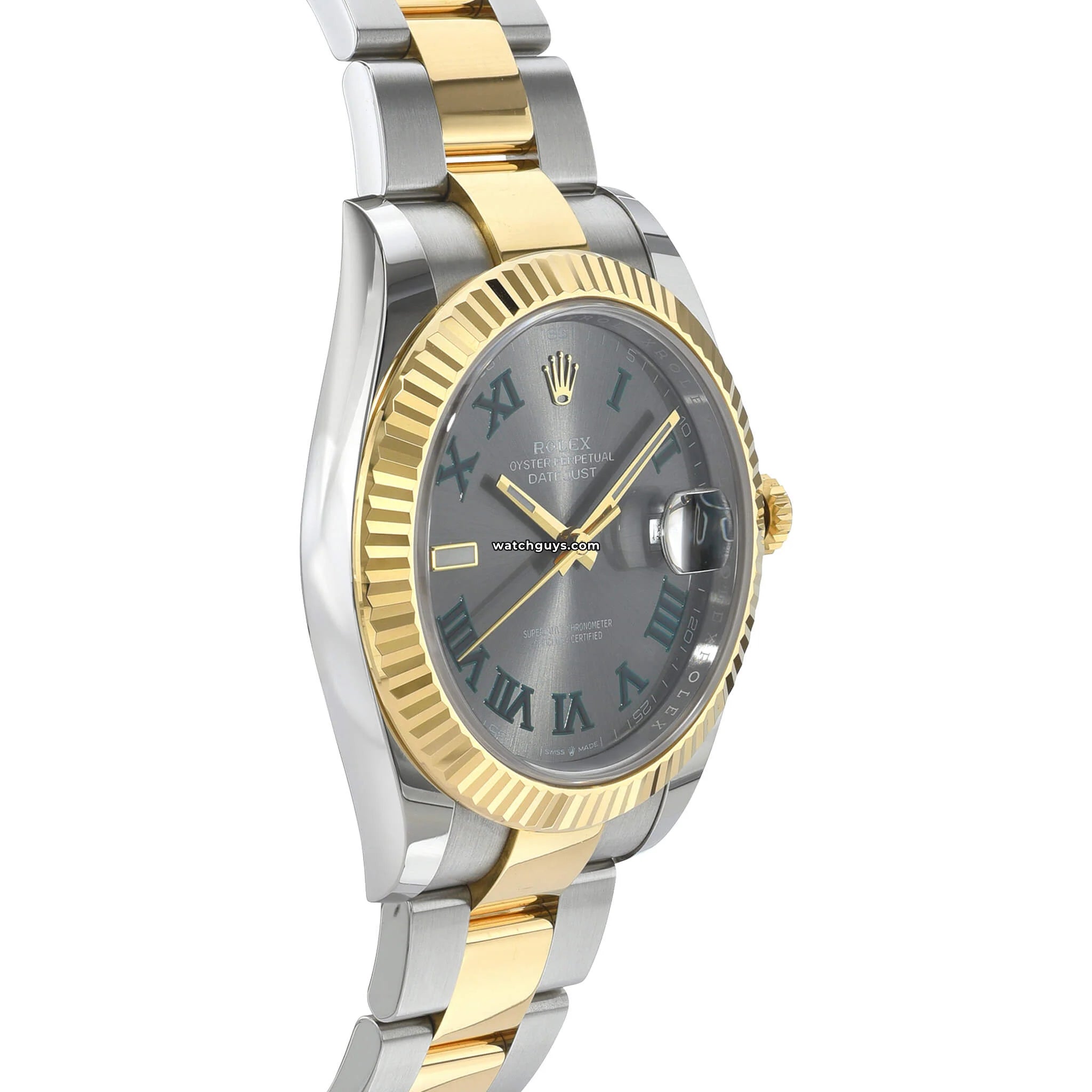 Rolex Datejust 126333 Wimbledon Oyster Watch - Luxury Stainless Steel & Gold Men's Timepiece for Business, Gifting & Special Occasions
