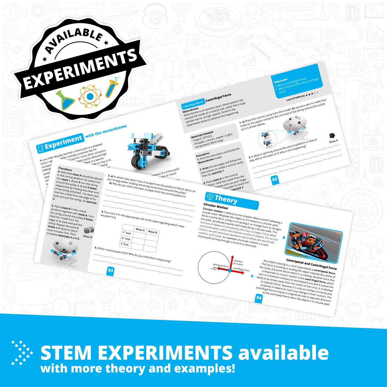 Engino STEM Building Toys for Kids Ages 8+ | 60 Motorized Models Creative Engineering Kit | Educational Construction Playset for Boys & Girls | Perfect for Home Learning, Classroom STEM Activities & Birthday Gifts
