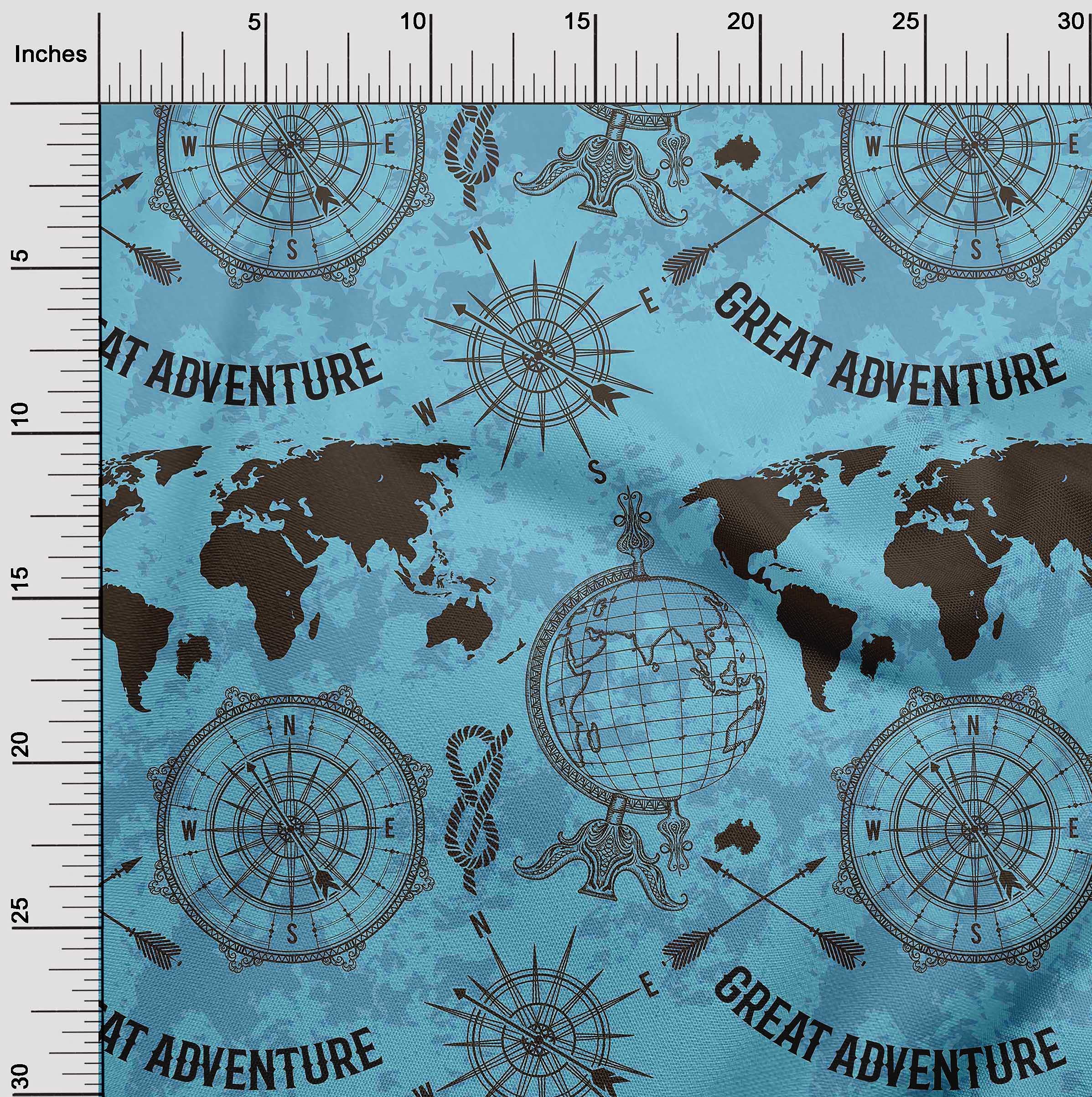 Premium Light Blue Cotton Jersey Fabric for Sewing - 58