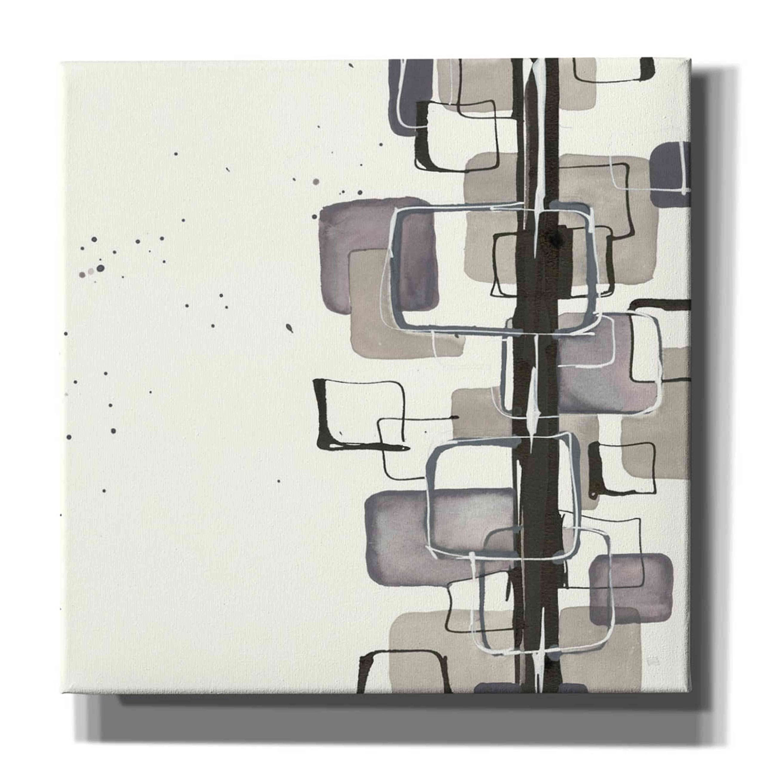 Epic Graffiti 'Mind Games II' by Chris Paschke - 37x37 Inch Giclee Canvas Wall Art Print - Modern Abstract Graffiti Painting for Living Room, Bedroom & Office Decor
