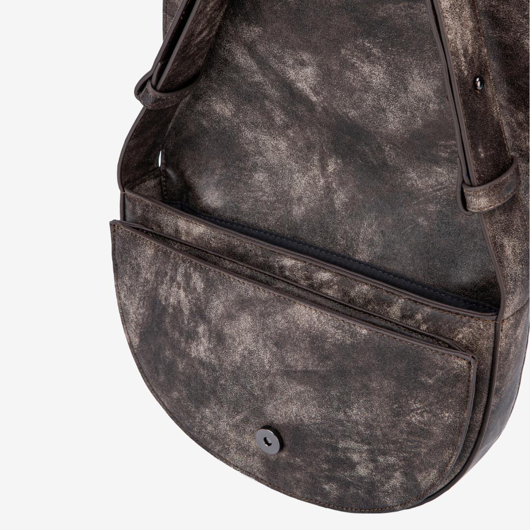 HVISK Aged Brown Soft Structure Cliff Bag - Durable & Stylish Backpack for Hiking, Travel & Outdoor Adventures