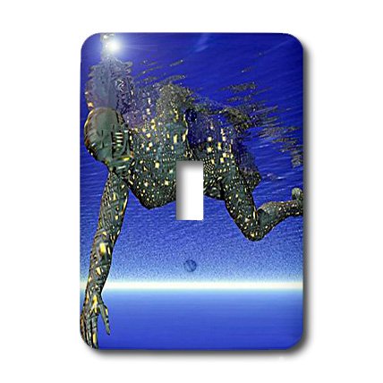 3D Rose Swimming Robot Single Toggle Switch - Waterproof Electrical Switch for Pool, Spa & Marine Applications | Perfect for DIY Electronics & Home Automation Projects