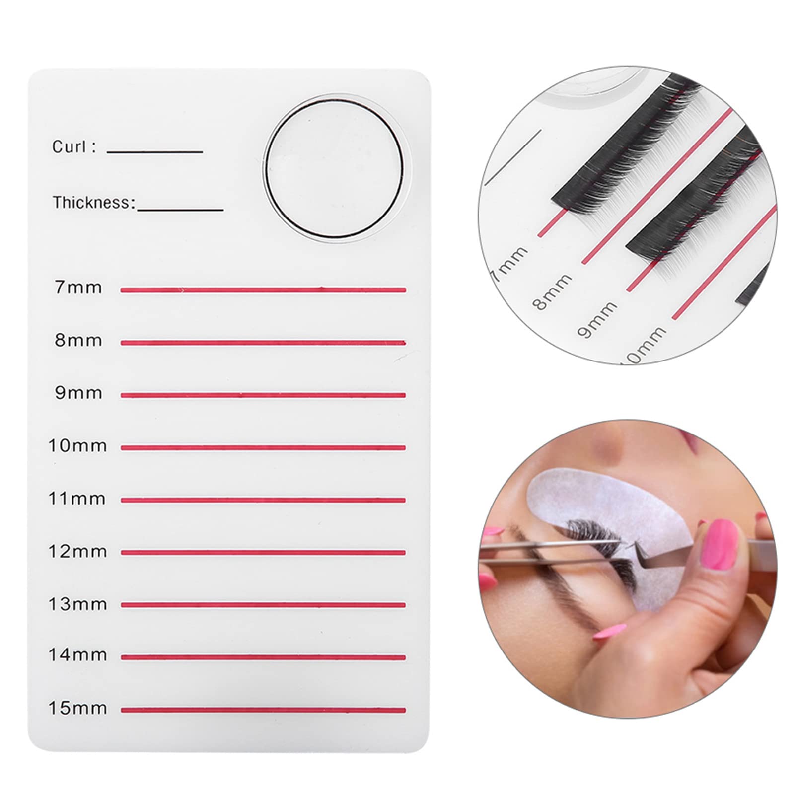 Premium Black Mink Eyelash Extensions - Professional False Lashes for Salon & Home Use - Durable Plastic Lash Tray Holder (Style 01#) - Perfect for Bridal, Party & Special Occasion Makeup