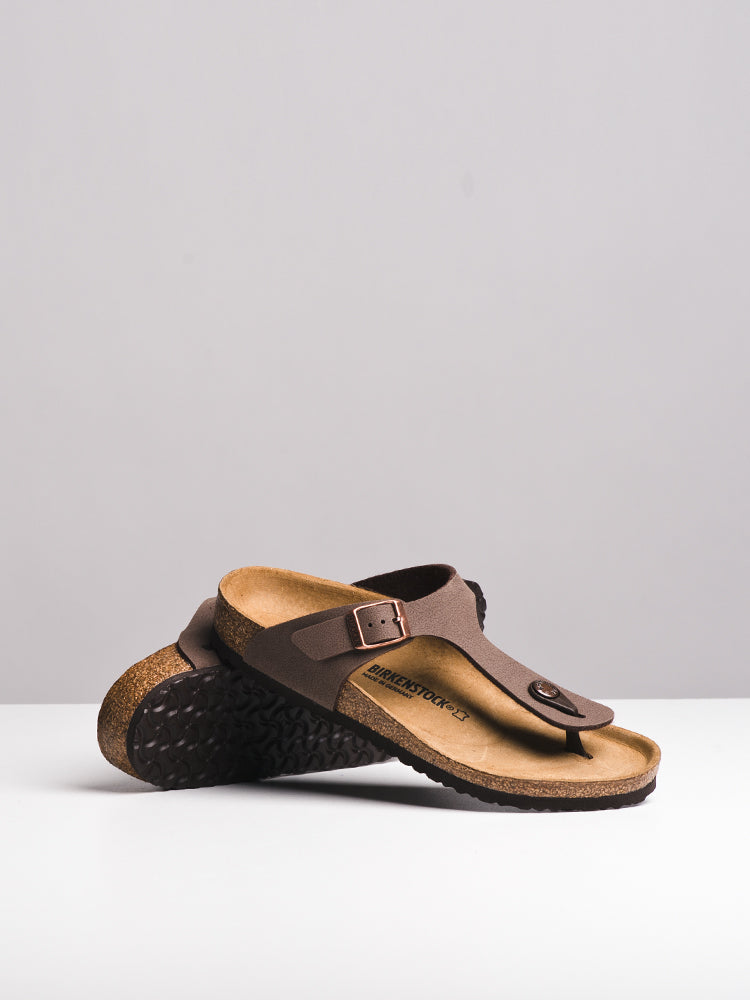 Birkenstock Kids Gizeh Mocha Sandals - Medium/Narrow Fit - Comfortable & Durable for Everyday Wear - Perfect for School, Beach & Playtime - Clearance Sale