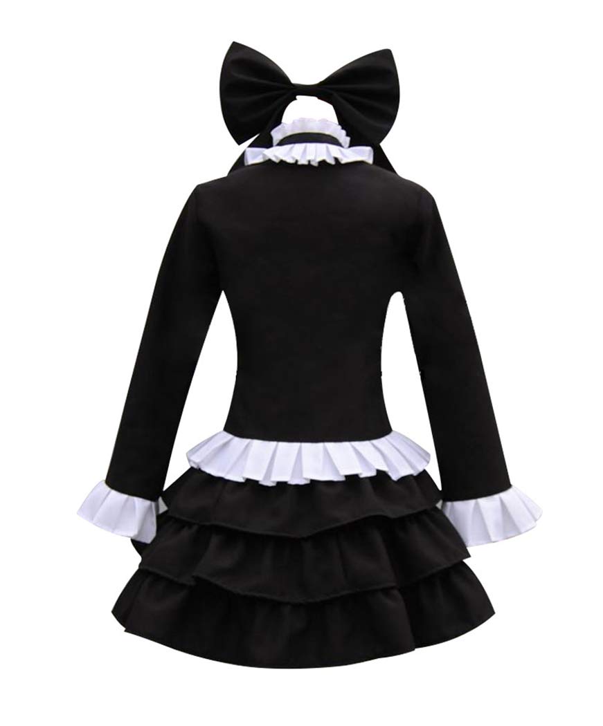 Erza Scarlet Cosplay Costume - Black Maid Uniform Outfit for Anime Fairytail Fans | Perfect for Halloween, Comic Con & Cosplay Events