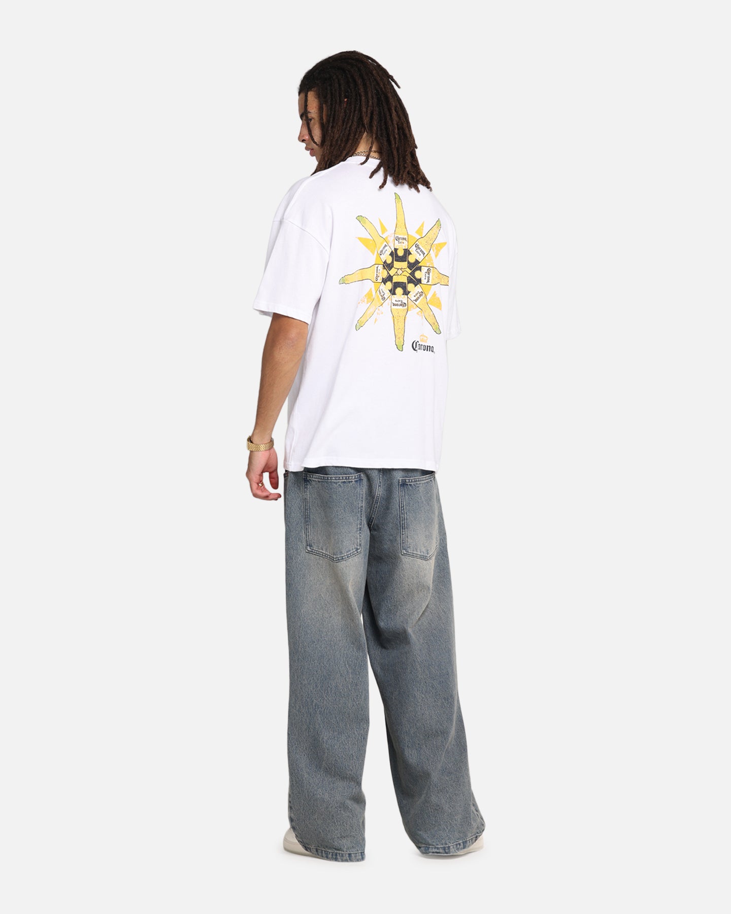 73 Studio Corona T-Shirt - Premium White Cotton Tee for Men & Women | Casual Wear, Street Style, Everyday Comfort