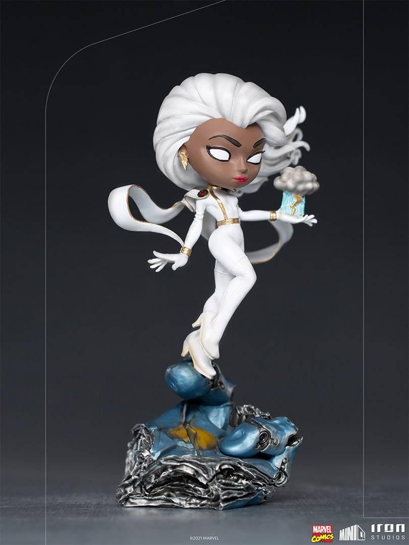 Iron Studios X-Men Storm MiniCo Figure - Premium Collectible Statue for Marvel Fans & Comic Book Display