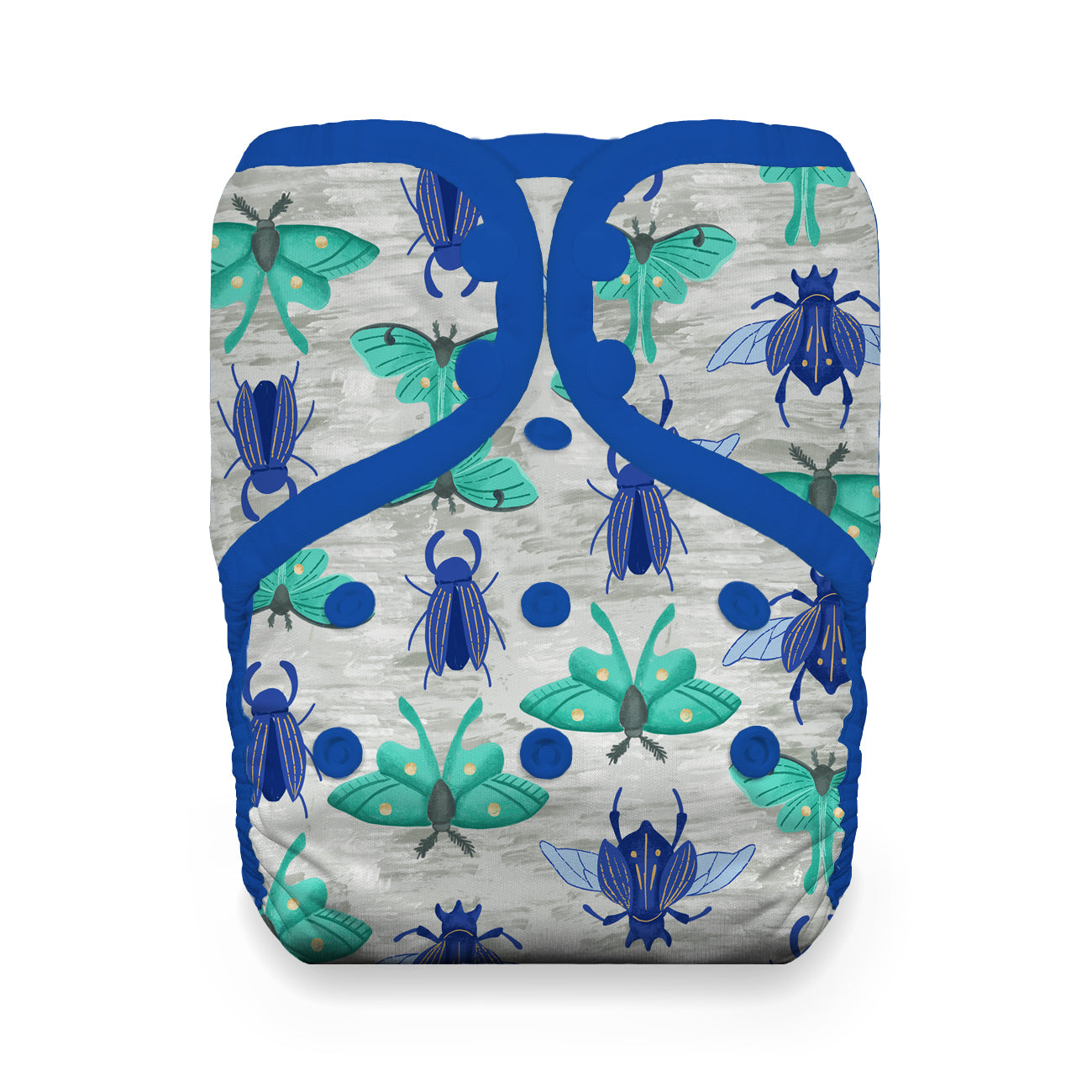 Thirsties Natural One Size Pocket Diaper - Reusable, Adjustable, Eco-Friendly Cloth Diaper for Babies - Perfect for Daycare, Travel & Overnight Use