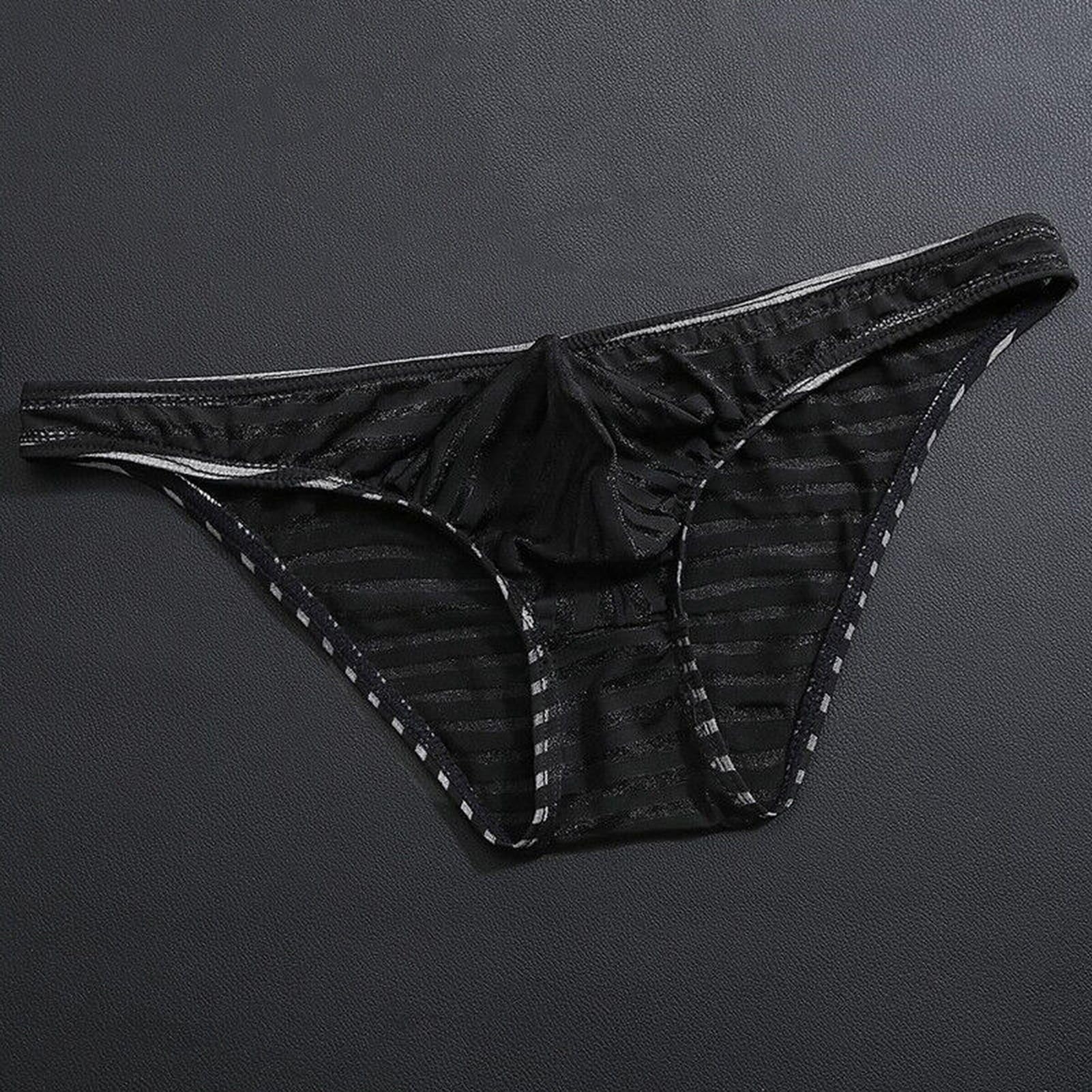 Low Rise Briefs for Men - Stretch Pouch Comfort Underwear, Sexy G-String Thong - Perfect for Daily Wear, Gym & Intimate Moments