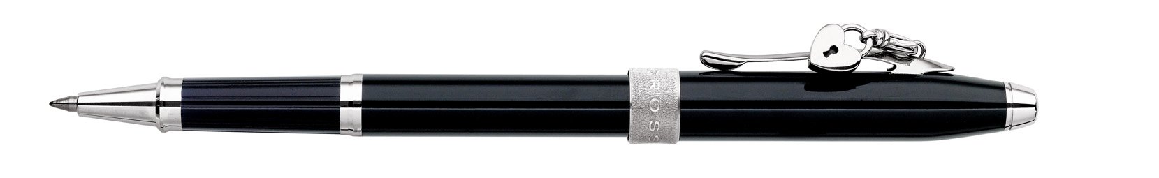 Premium Cross Sentiment Ebony Black Selectip Rolling Ball Pen (AT0415-2) - Smooth Writing for Office, School & Gift Giving