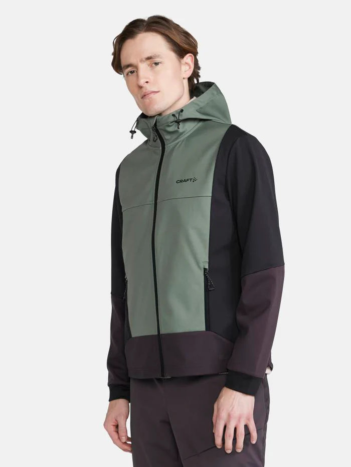 Men's Craft Backcountry Hood Jacket - Lightweight Waterproof Hiking Jacket for Outdoor Adventures - Perfect for Camping, Trekking & Mountain Climbing
