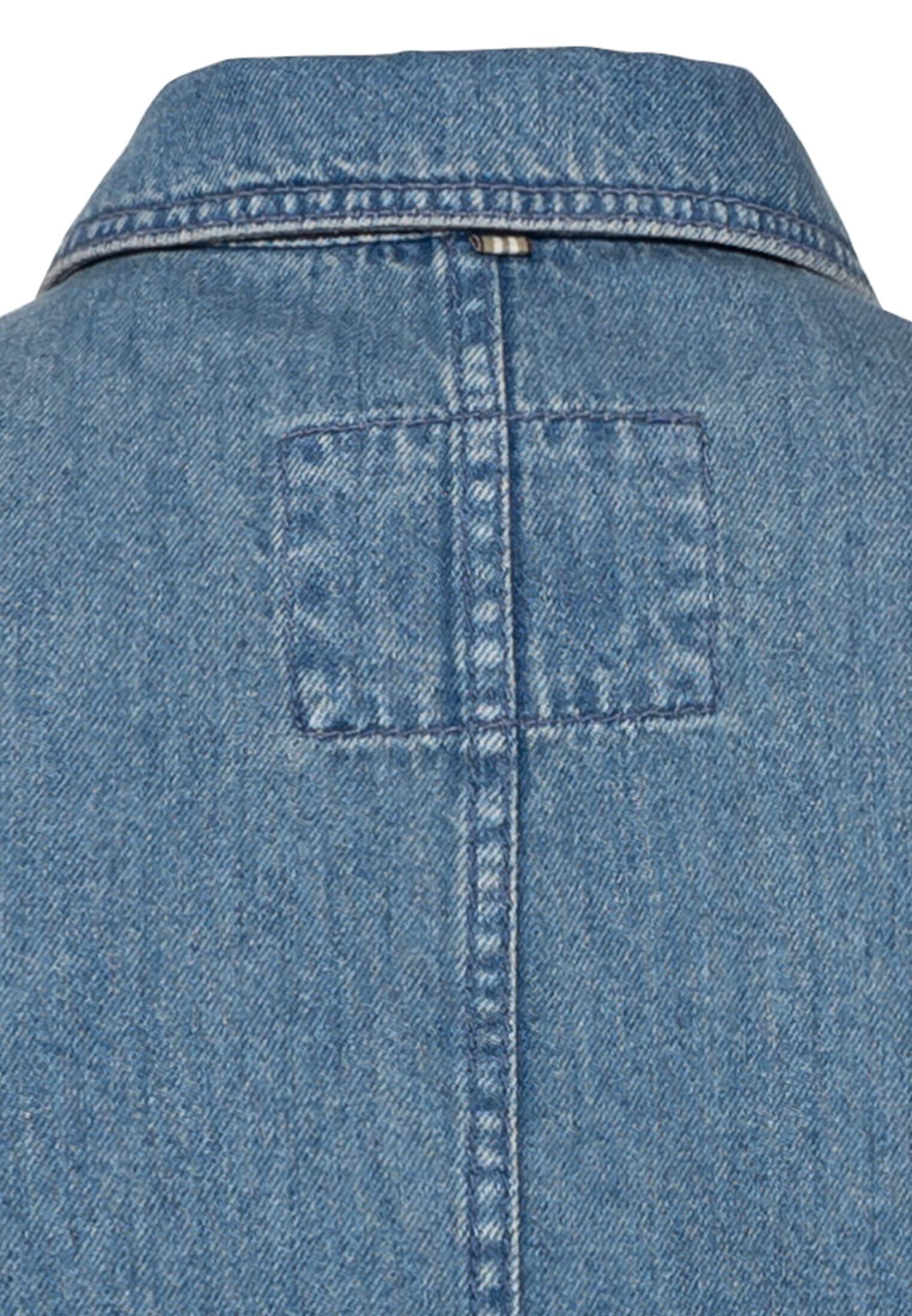 Camel Active Women's Denim Worker Jacket with Shirt Collar - Stylish Casual & Workwear for Everyday Outfits | Perfect for Office, Street Style & Outdoor Activities