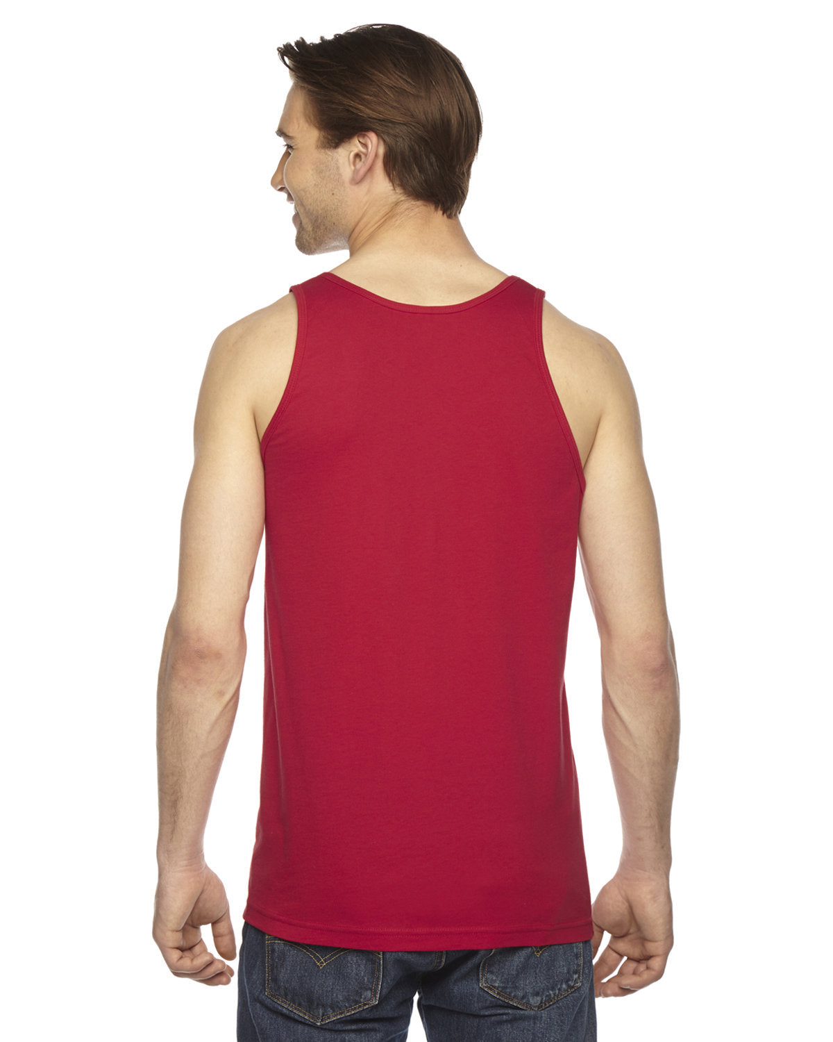 American Apparel 2408W Unisex Fine Jersey Tank Top - Soft Cotton Comfort Fit for Men & Women - Perfect for Gym, Yoga, Beach and Casual Wear