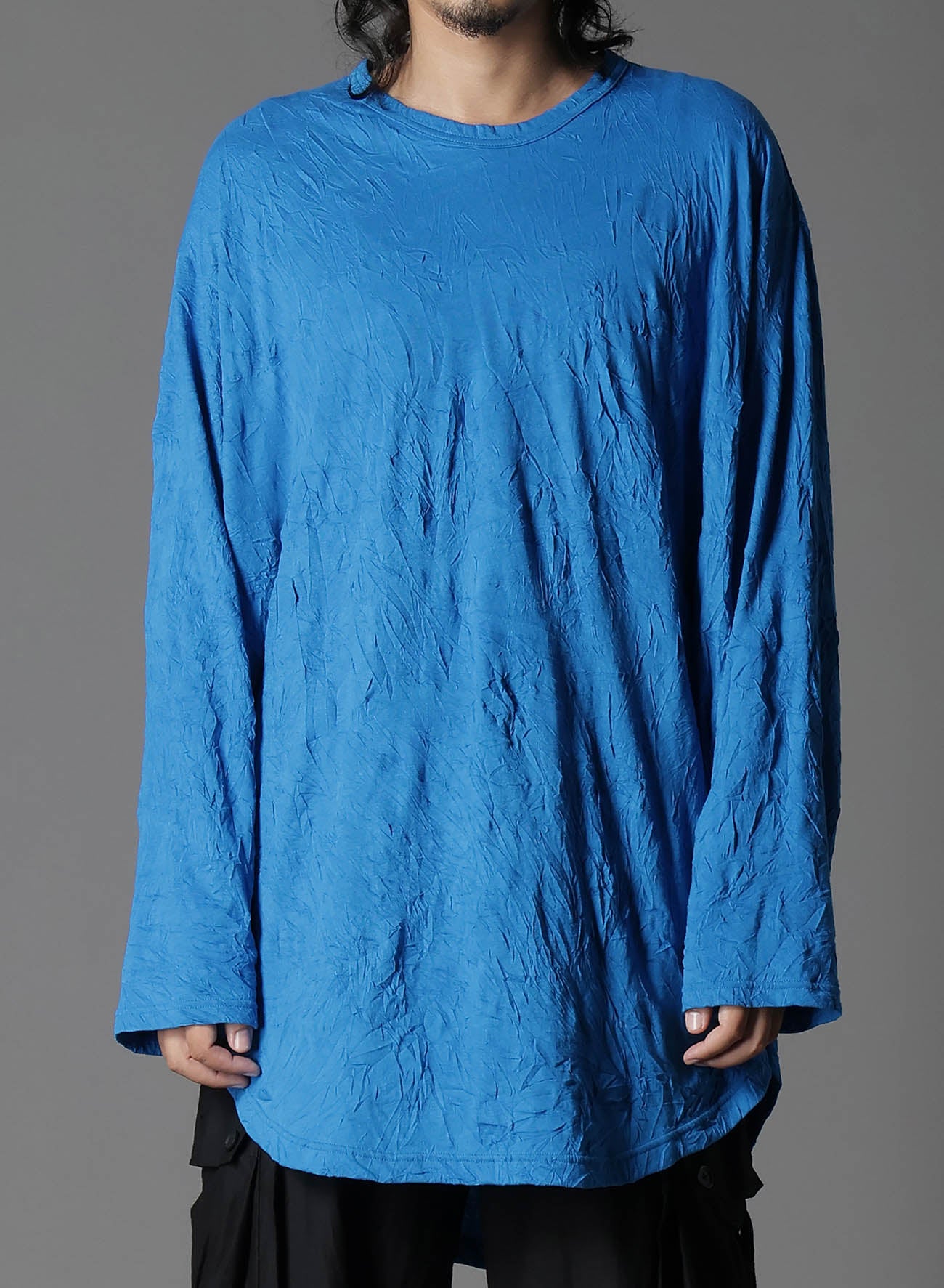 Round Neck Jumbo Long Sleeve T-Shirt for Men & Women - Soft Cotton Casual Tee for Everyday Wear, Workout & Outdoor Activities
