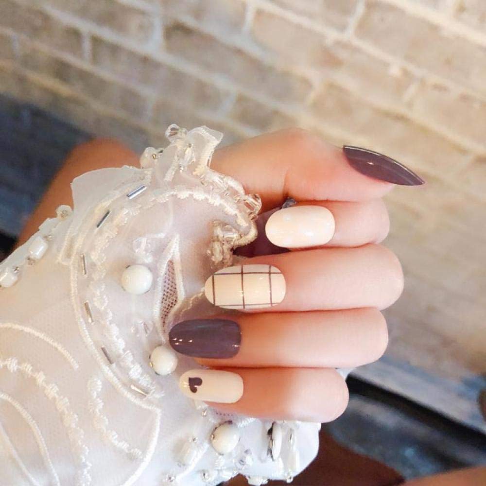 24Pcs French False Nails - Acrylic Gradient Round Tips with Double-Sided Stickers for Manicure | Classic White & Pink Ombre Design | Perfect for Weddings, Parties & Daily Wear