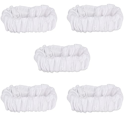 BIANKA Satin Hair Scrunchies for Women & Girls - Soft Silk Elastic Headbands & Shimmer Satin Hair Ties - Perfect for Workouts, Yoga, Office & Everyday Styling
