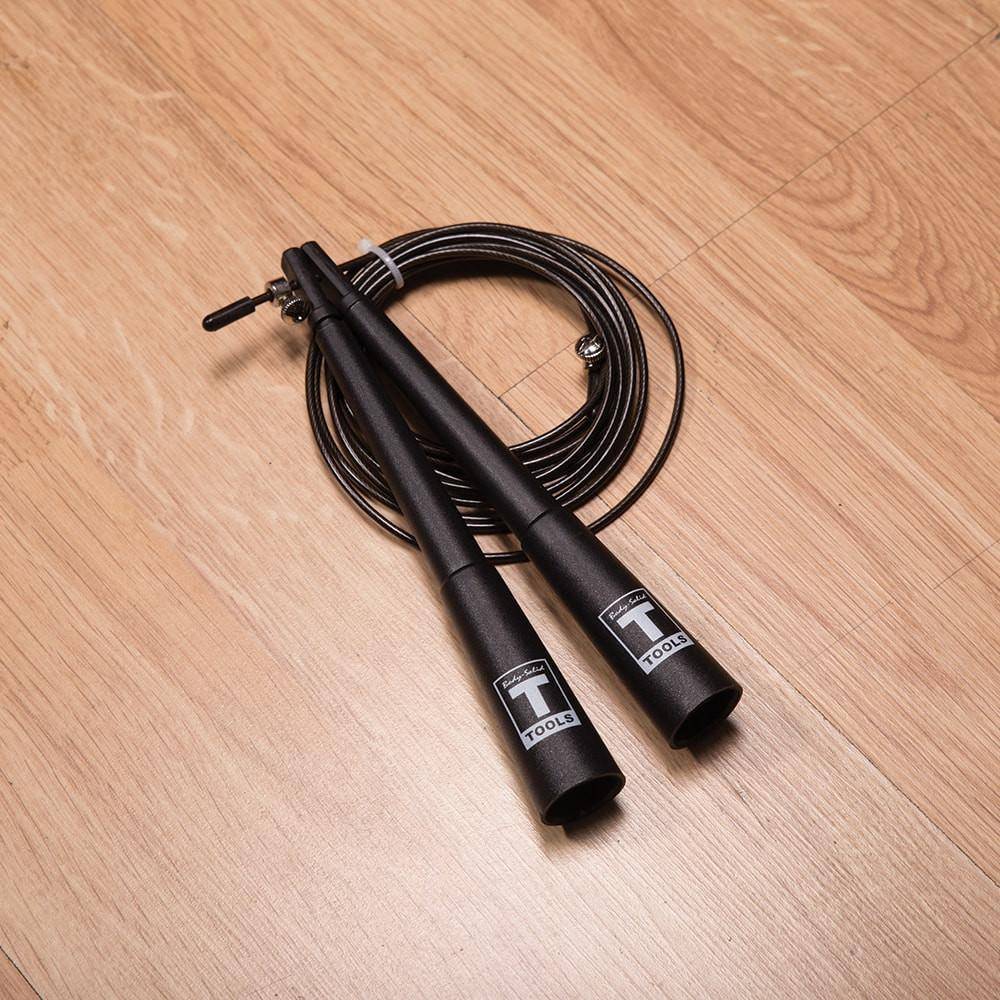 Body Solid BSTSR1 Speed Jump Rope - Adjustable Length for CrossFit, Boxing, and Home Workouts - Perfect for Fitness Training & Cardio Exercise