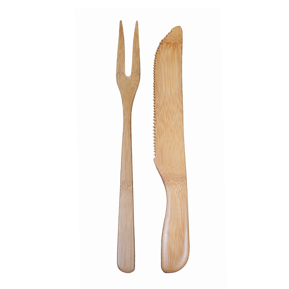 TreeChoice 12-Piece Carving Knife & Fork Set - Premium Stainless Steel Cutlery for BBQ, Camping & Outdoor Dining