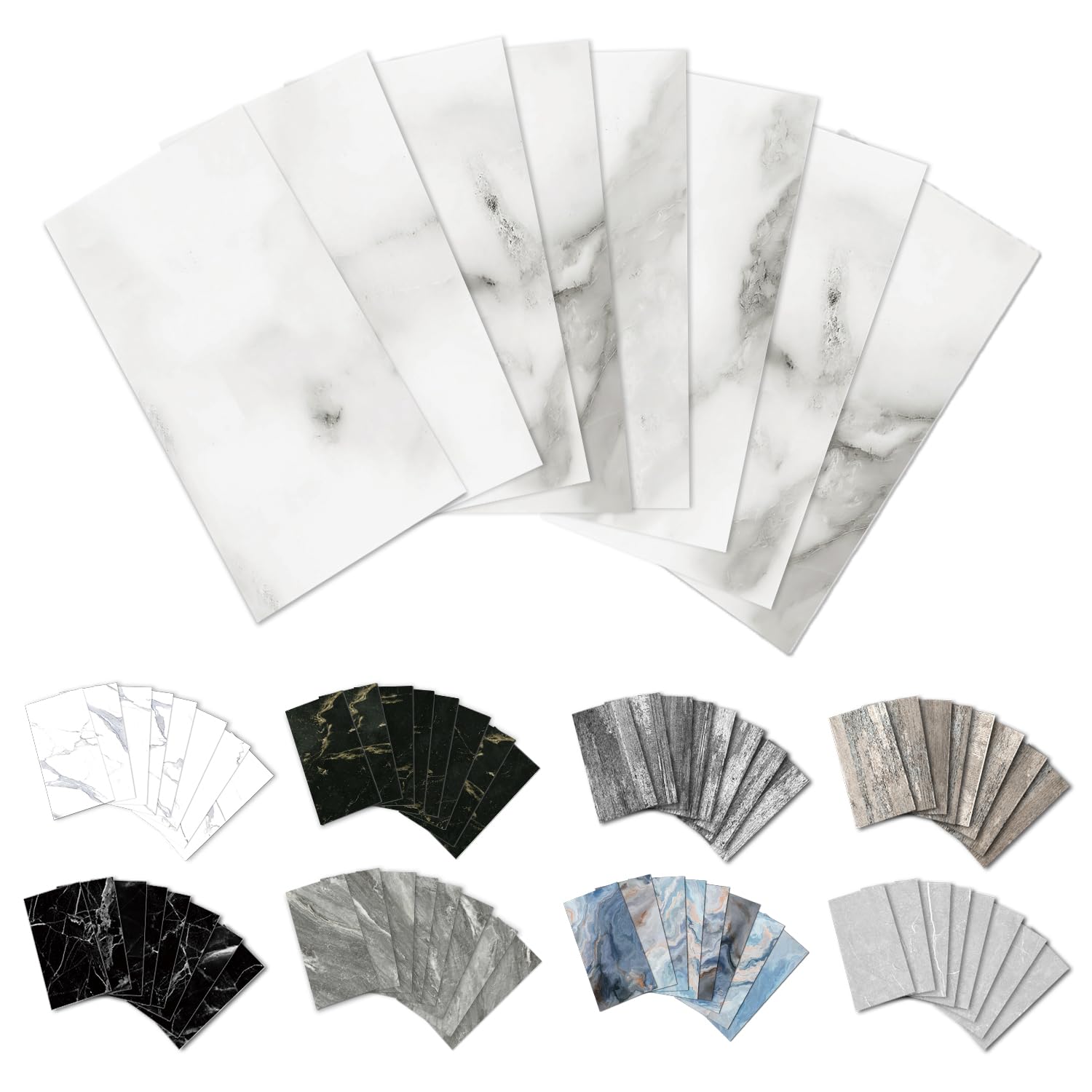 URCOLOR 32-Piece Peel and Stick Backsplash Wall Tile - 4