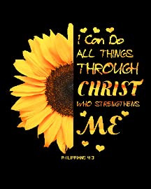 Sunflower Strength Bible Verse