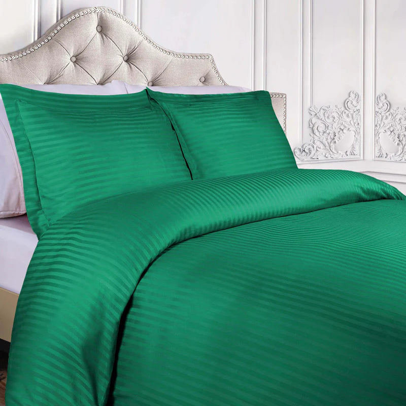 Premium Egyptian Cotton 300 Thread Count Duvet Cover Set - Soft Luxury Bedding for Master Bedroom & Guest Room (Queen/King Size) | Breathable & Wrinkle-Resistant for All-Season Comfort
