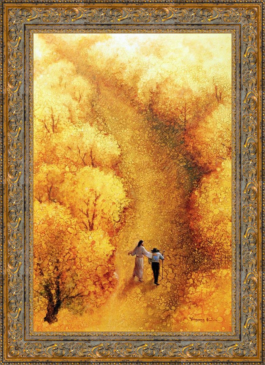 By Your Side - Heartwarming Art Print by Yongsung Kim | Christian Home Decor, Wall Art for Living Room & Bedroom | Perfect Gift for Weddings, Anniversaries & Housewarming