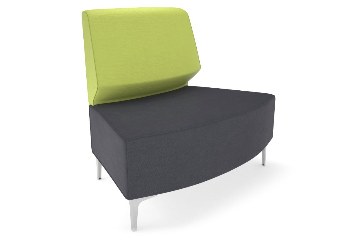Mondo Round Small Back Lounge Chair - Modern Accent Seating for Living Room, Bedroom, or Office - Perfect for Relaxing and Reading