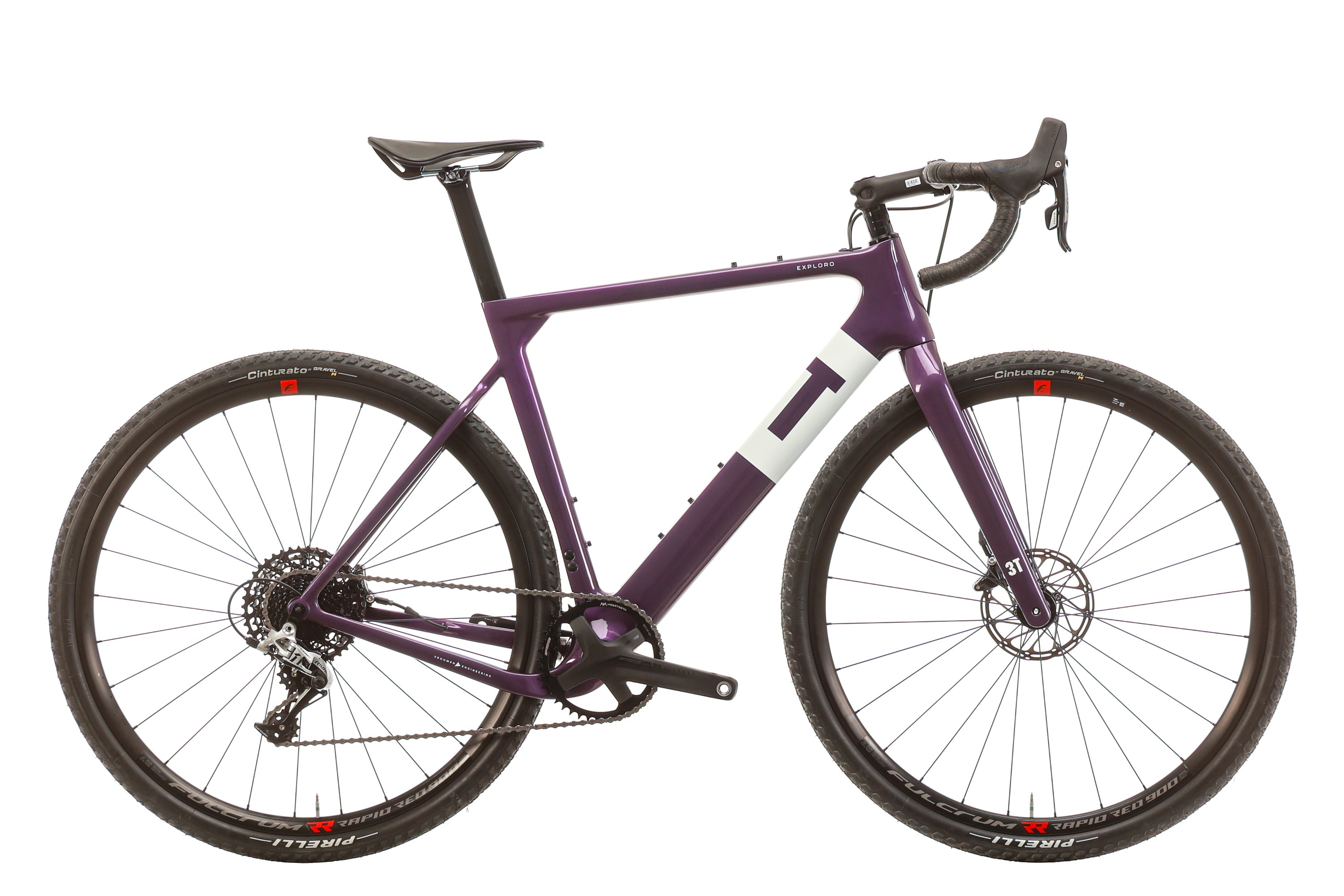 2023 3T Exploro PRIMO Rival 1X11 Gavel Bike - Large Size Gravel Road Bike for Adventure Racing & Bikepacking | Perfect for Off-Road Trails, Commuting & Endurance Cycling
