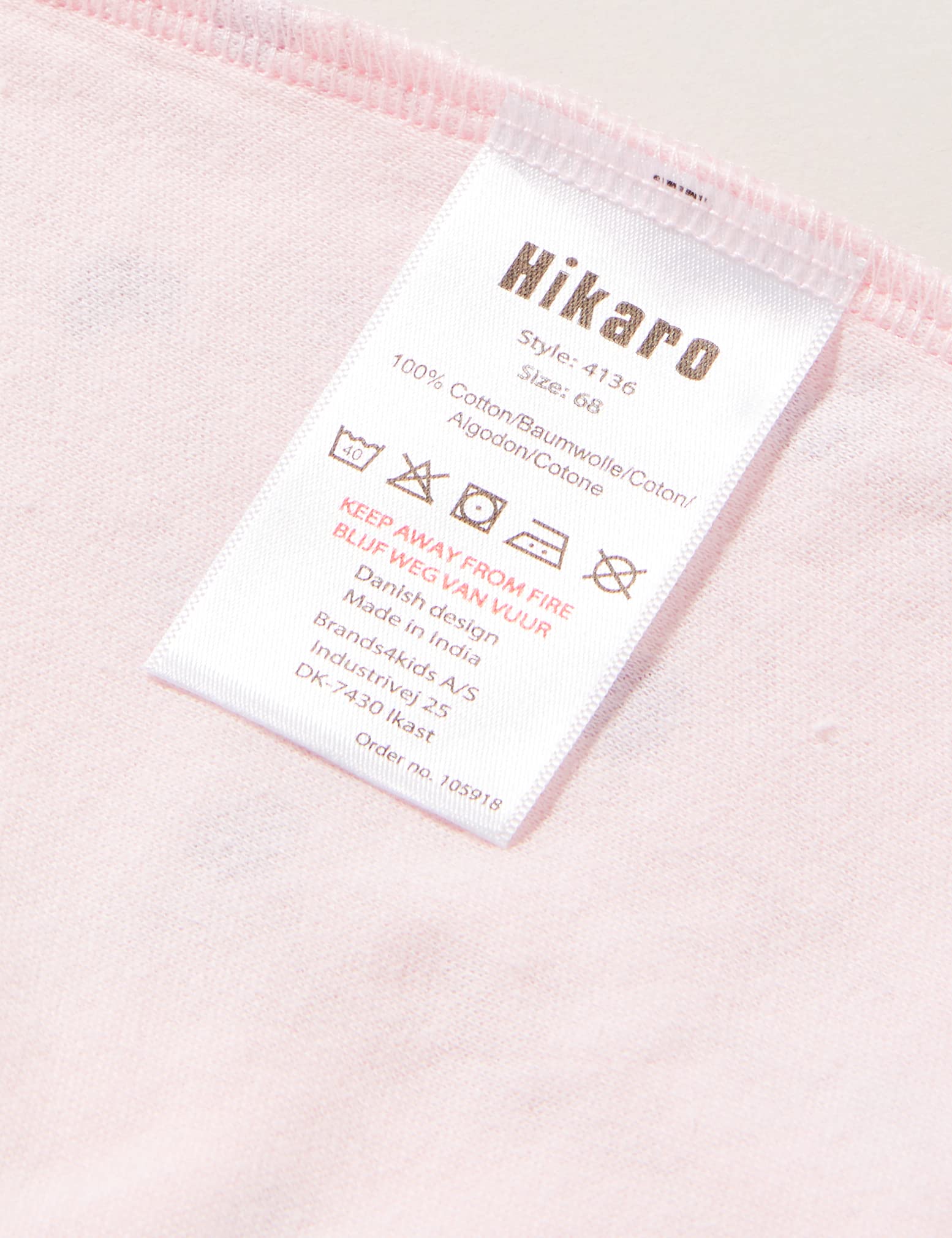 HIKARO 4136 Baby Boys' Cotton Bodysuit - Soft & Breathable Onesie for Newborns & Infants - Perfect for Playtime, Daycare & Family Outings