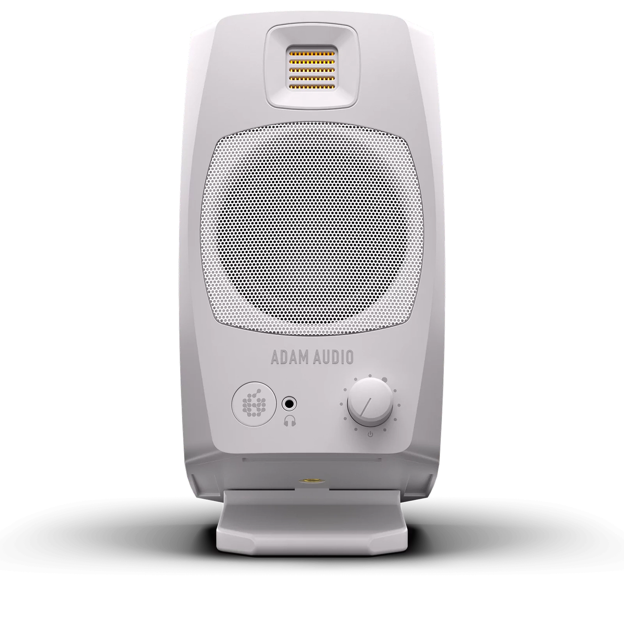 Adam Audio D3V Active Studio Monitor Speakers - White | Professional Desktop Audio System for Music Production, Podcasting & Home Studios