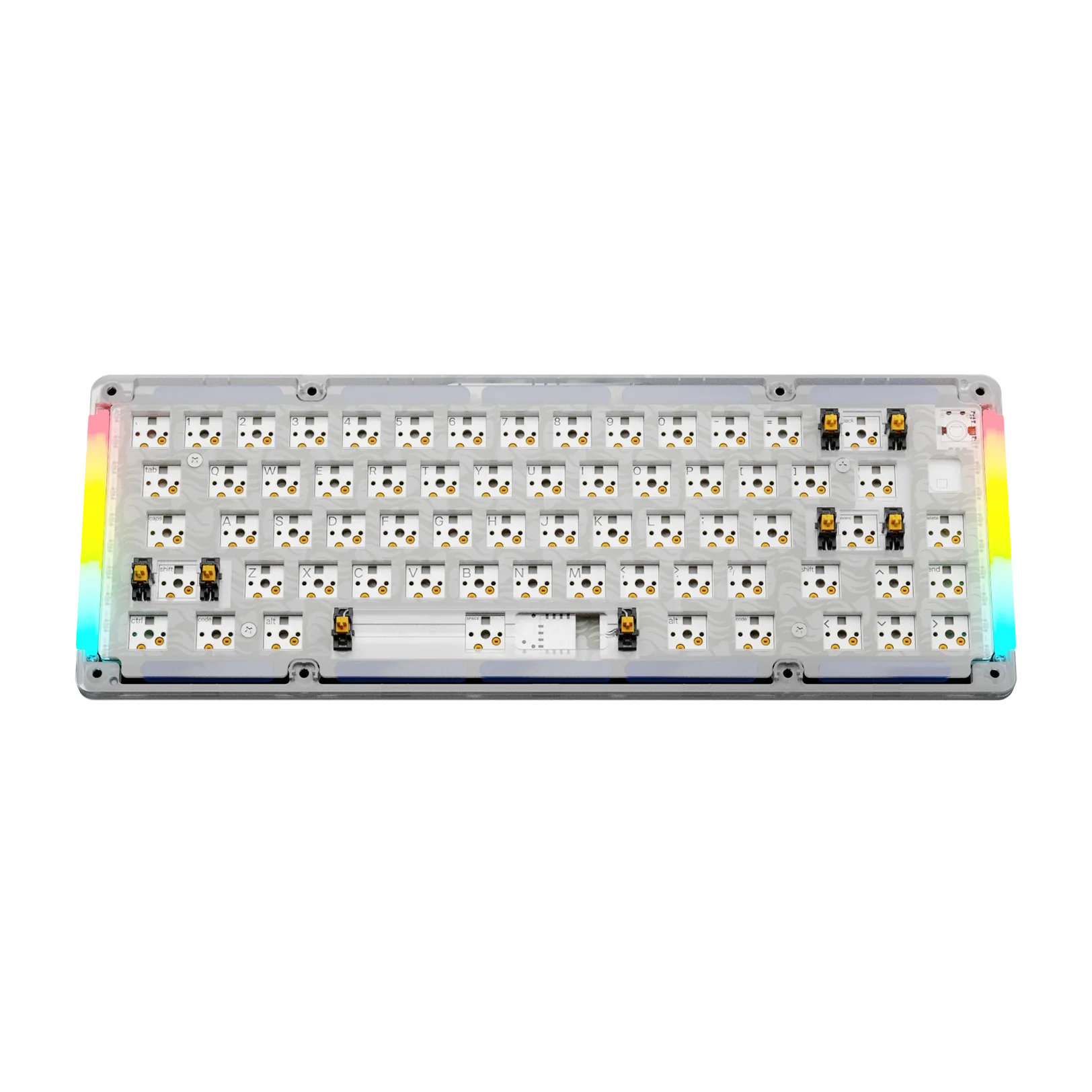 GMMK 3 65% Mechanical Keyboard Plastic Bottom Case - EXO Frost White | Perfect for Gaming, Office Work & Typing Enthusiasts