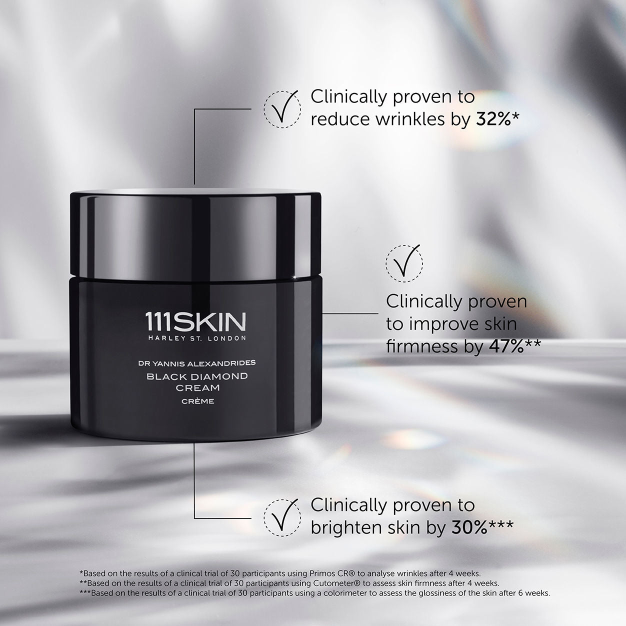 Black Diamond Anti-Aging Cream - Premium Skin Brightening & Wrinkle Reduction Treatment for Face & Neck - Perfect for Nighttime Skincare Routine & Daily Moisturizing
