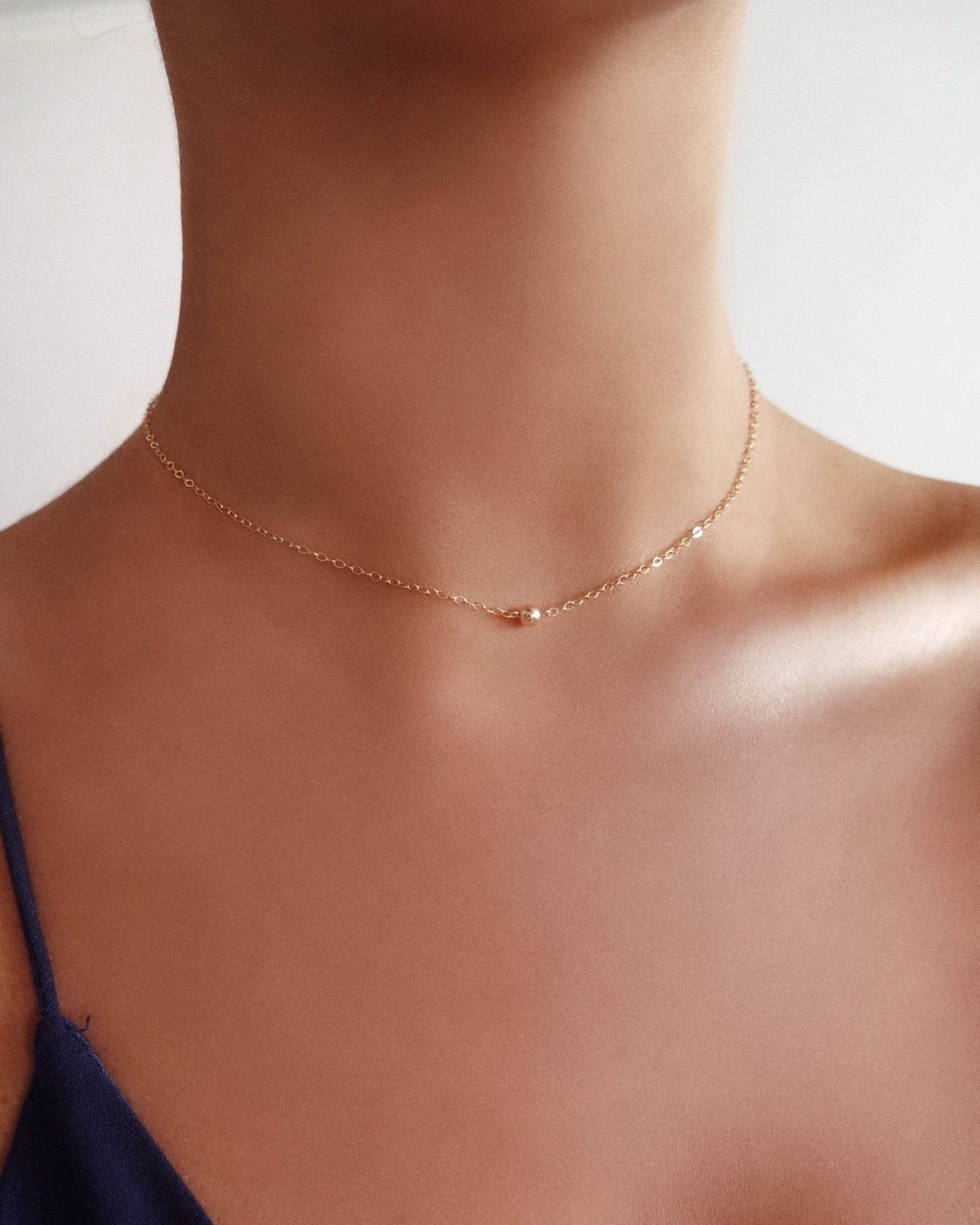 14k Yellow Gold Filled Classic Necklace for Women - Elegant Layering Chain for Everyday Wear & Special Occasions