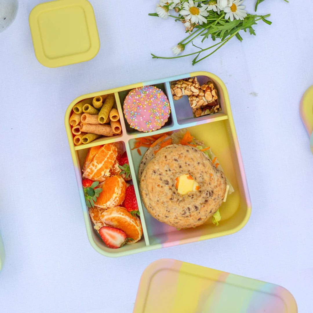 Eco-Friendly BIG Silicone Lunch Box by The Zero Waste People - Perfect for Meal Prep, School Lunches & On-the-Go Snacks | BPA-Free, Reusable Food Container